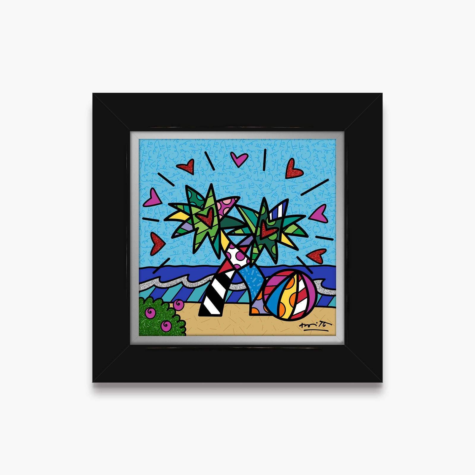 miami beach limited edition print colorful decorative collectible gift idea