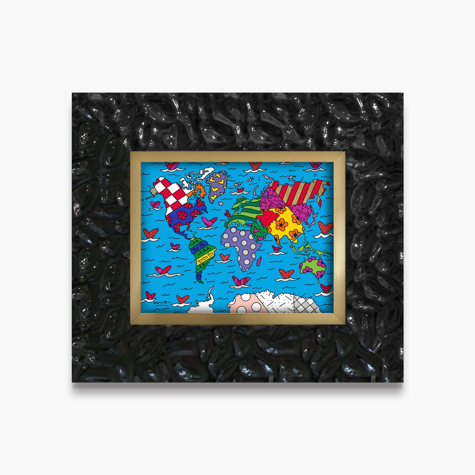 small world limited edition print artistic colorful design collectible