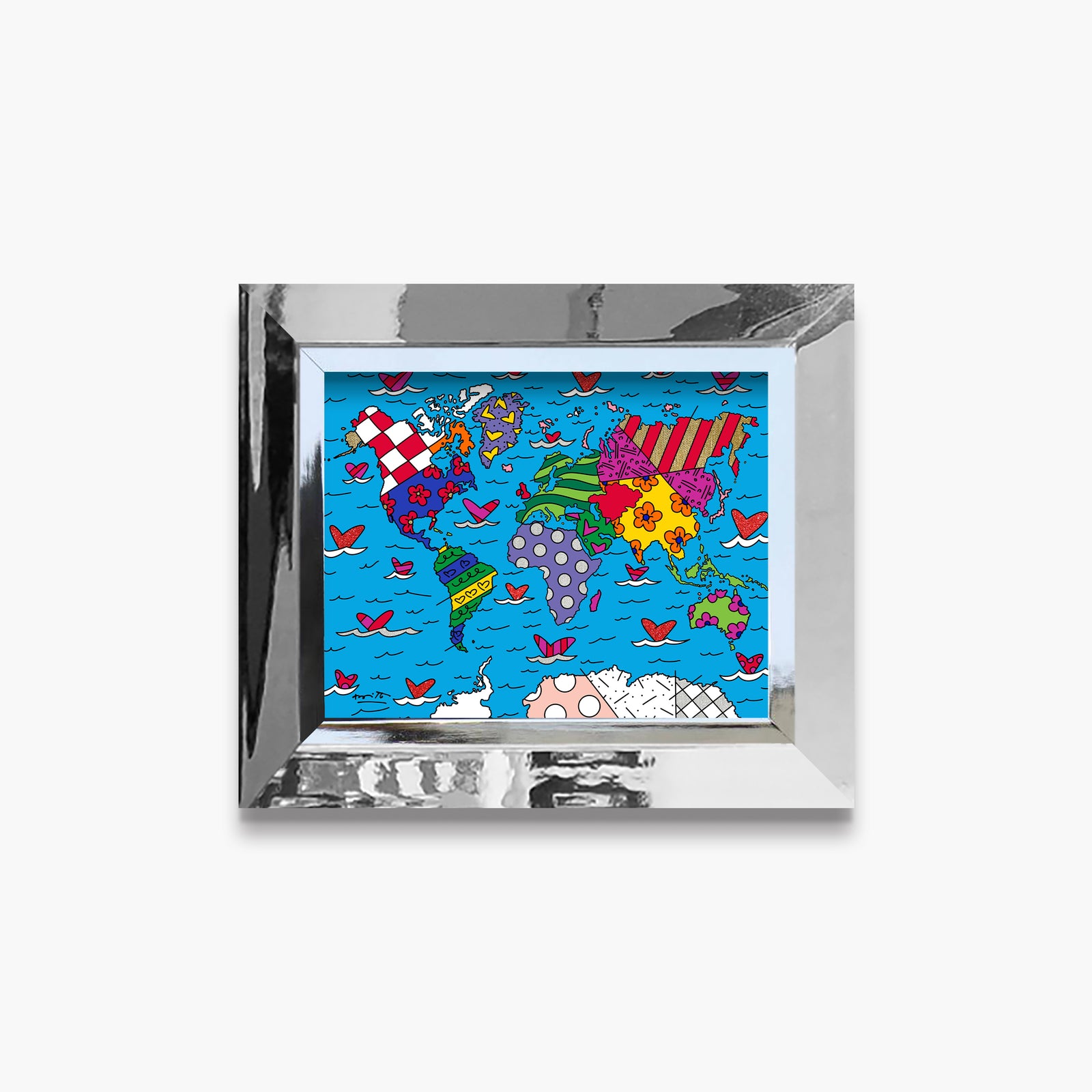 small world limited edition print colorful decorative collectible gift idea