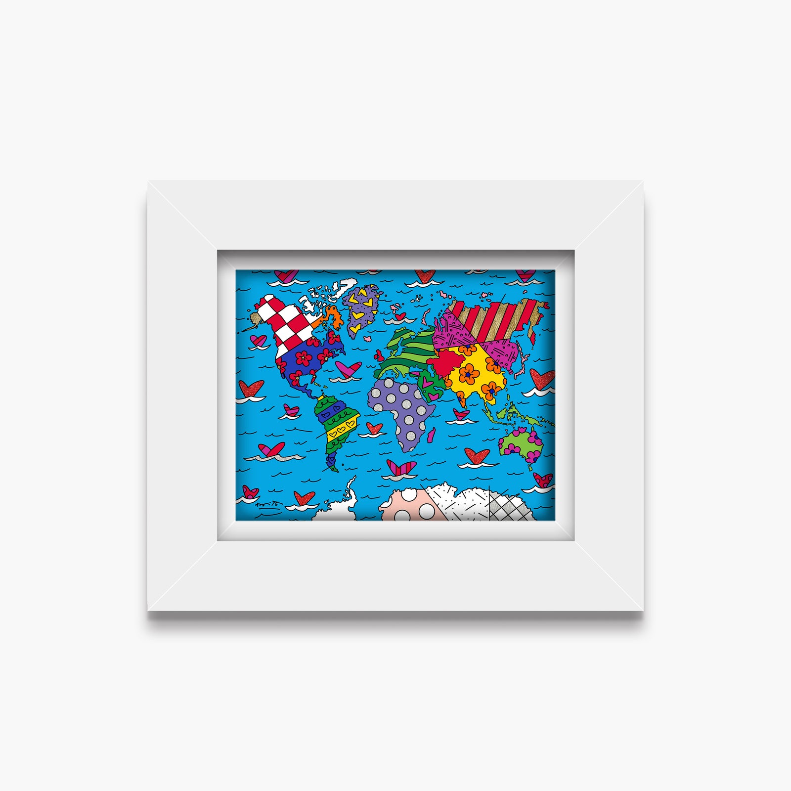 small world limited edition print colorful decorative collectible gift idea
