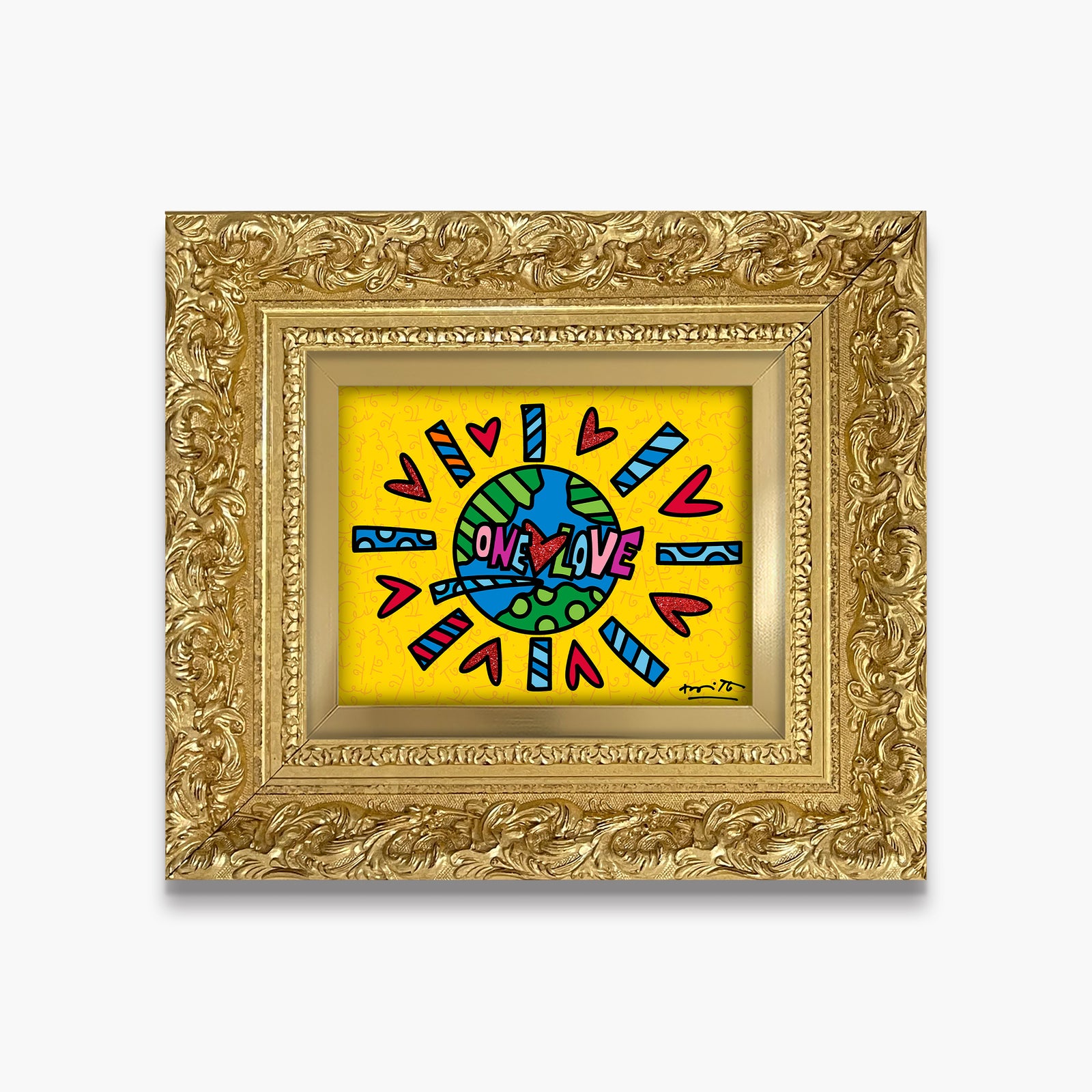 one love limited edition print artistic colorful design collectible