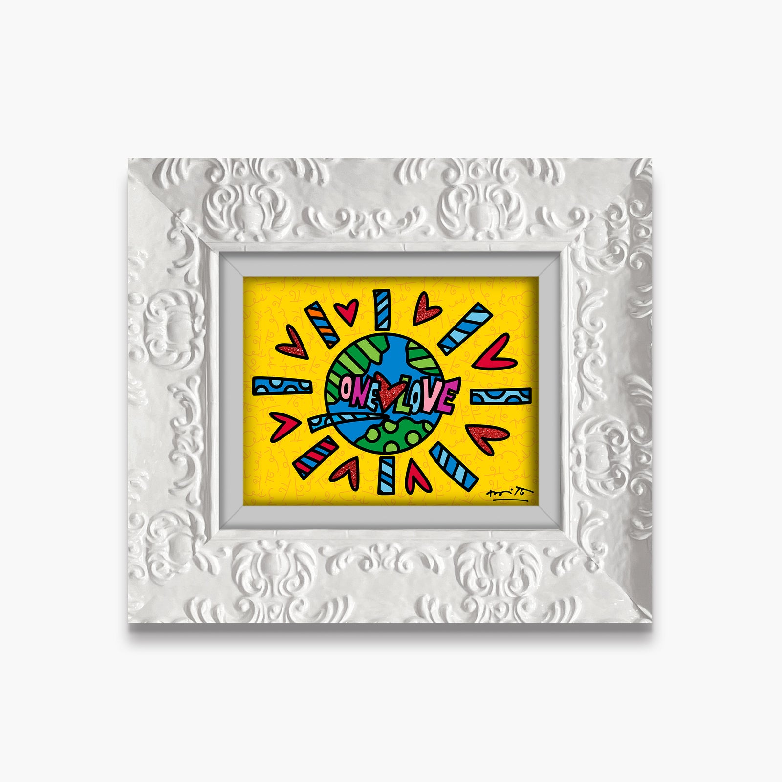 one love limited edition print artistic colorful design collectible
