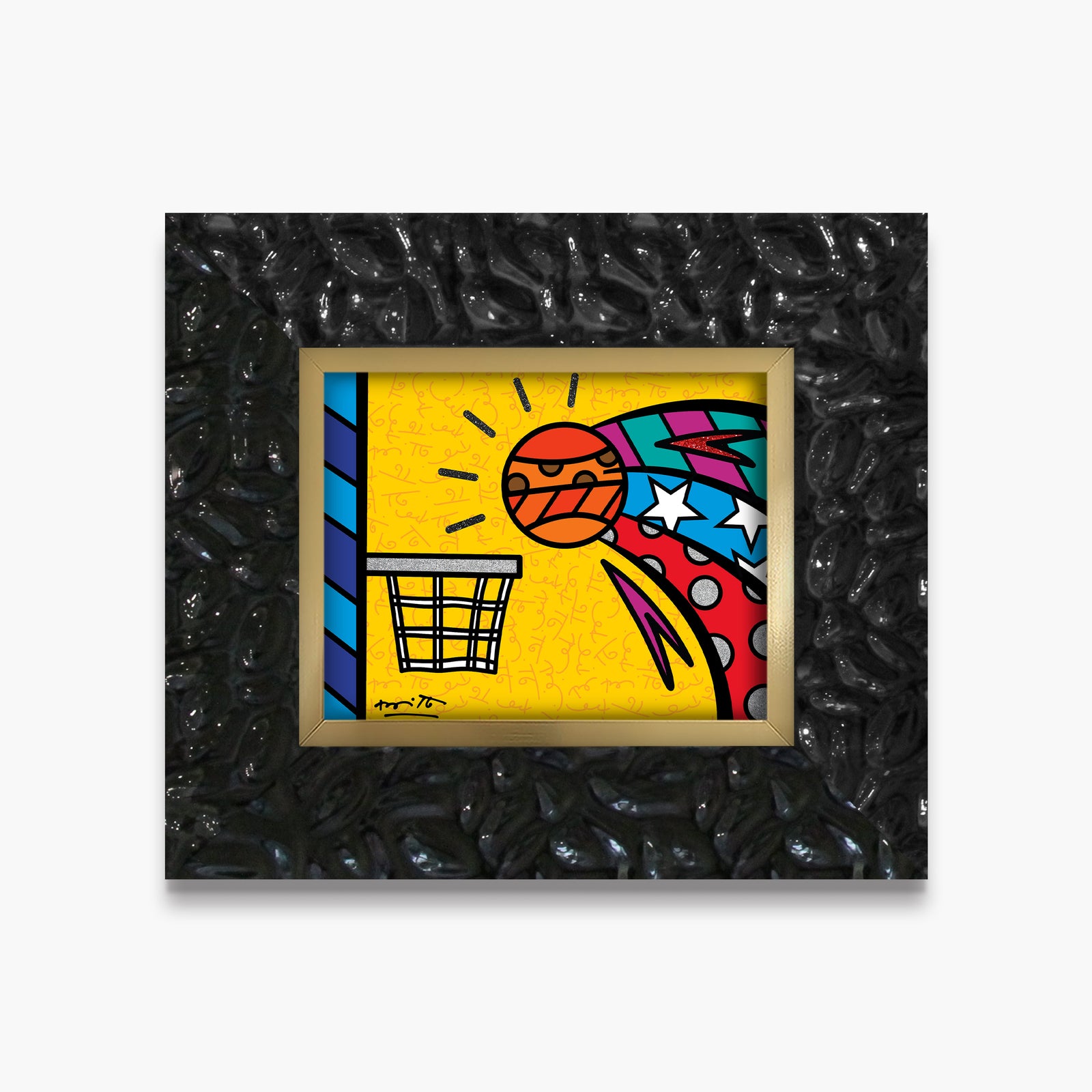 modern pop art swish limited edition print vibrant home decor