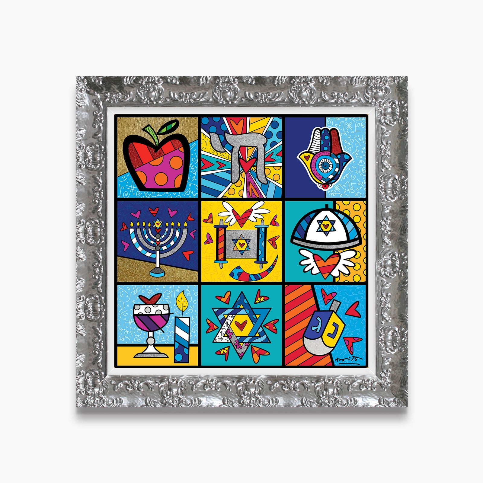 holy land limited edition print artistic colorful design collectible