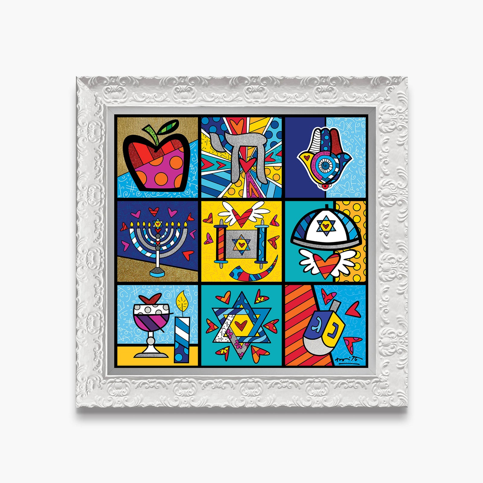modern pop art holy land limited edition print vibrant home decor