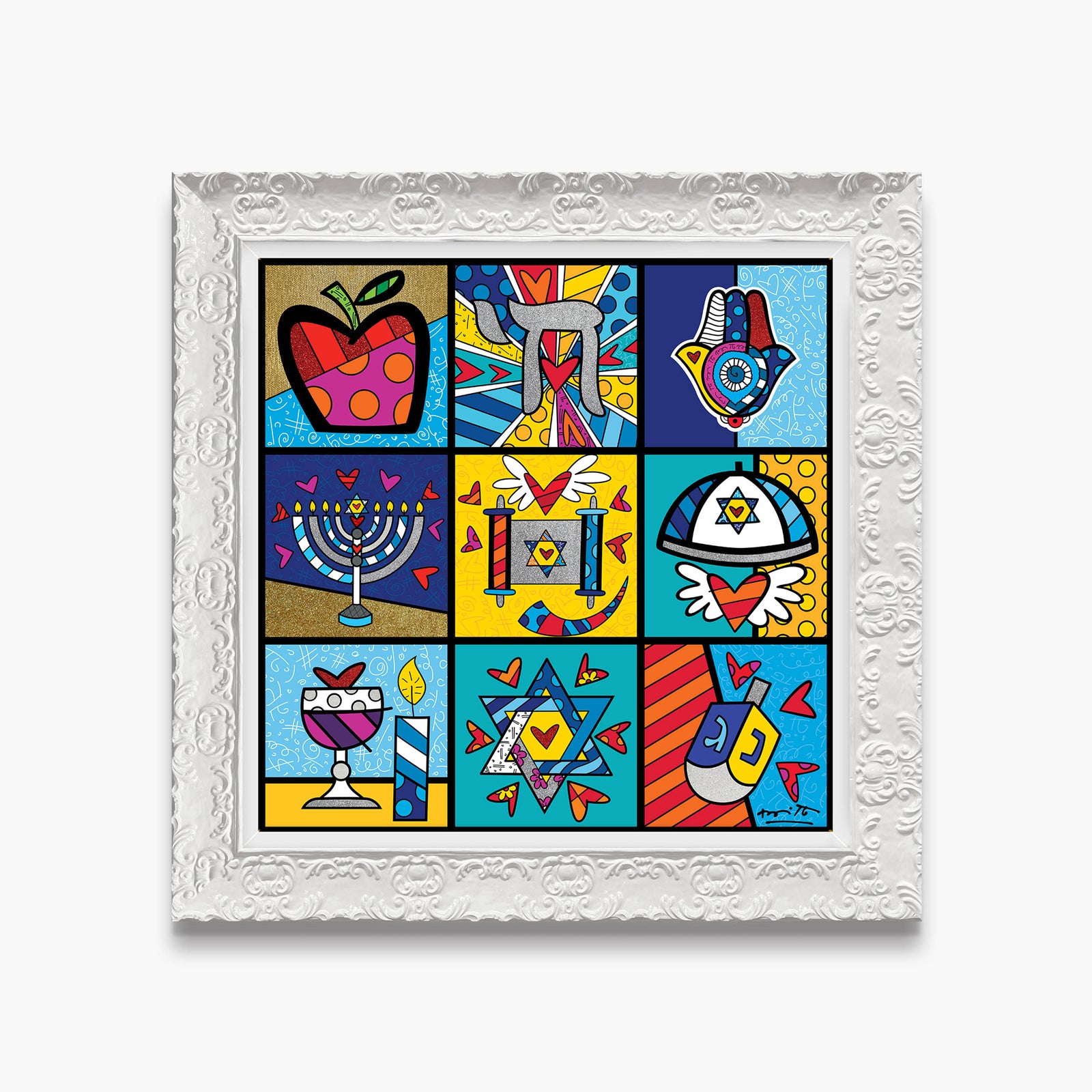 holy land limited edition print artistic colorful design collectible