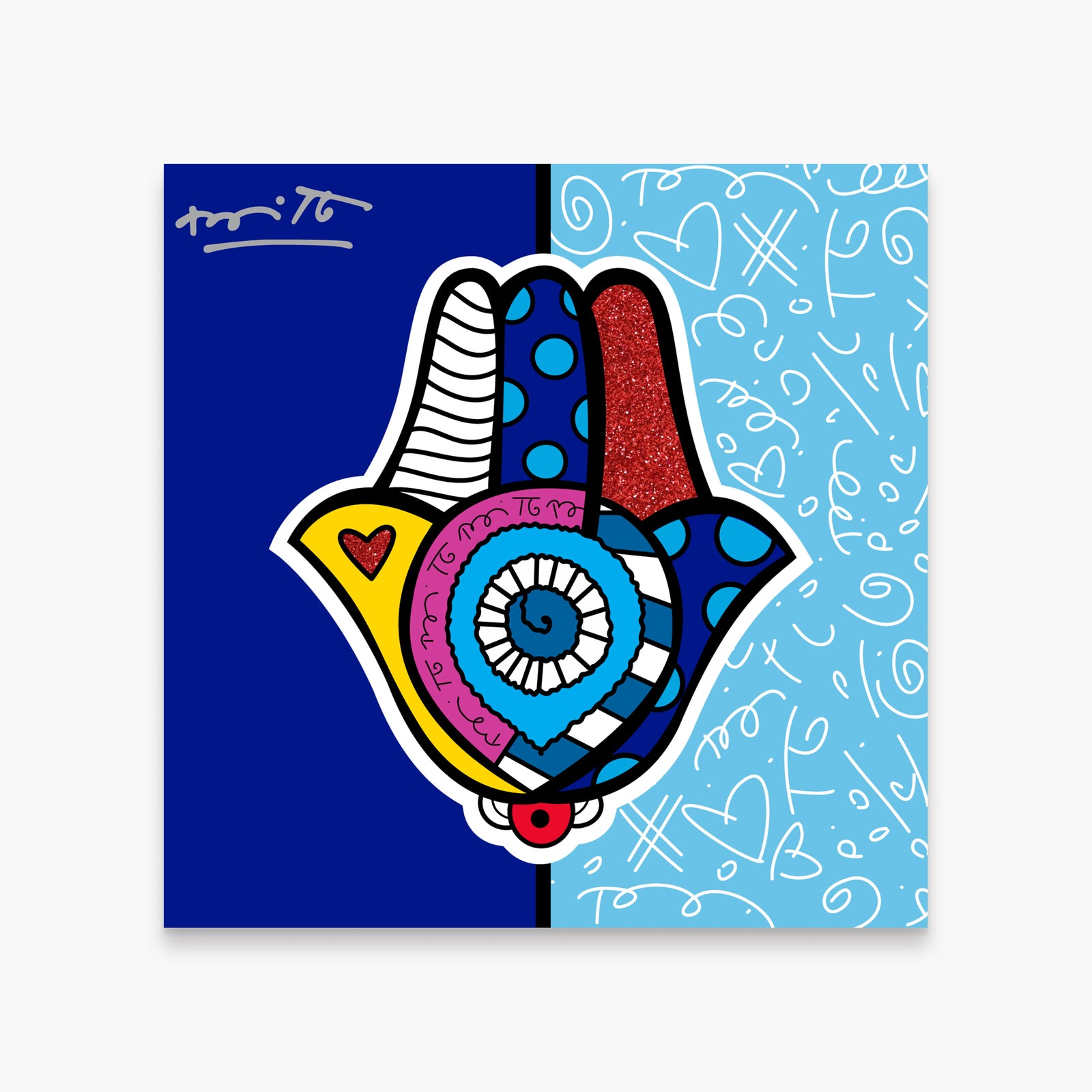 Mazel Tov (Hamsa) - Limited Edition Print