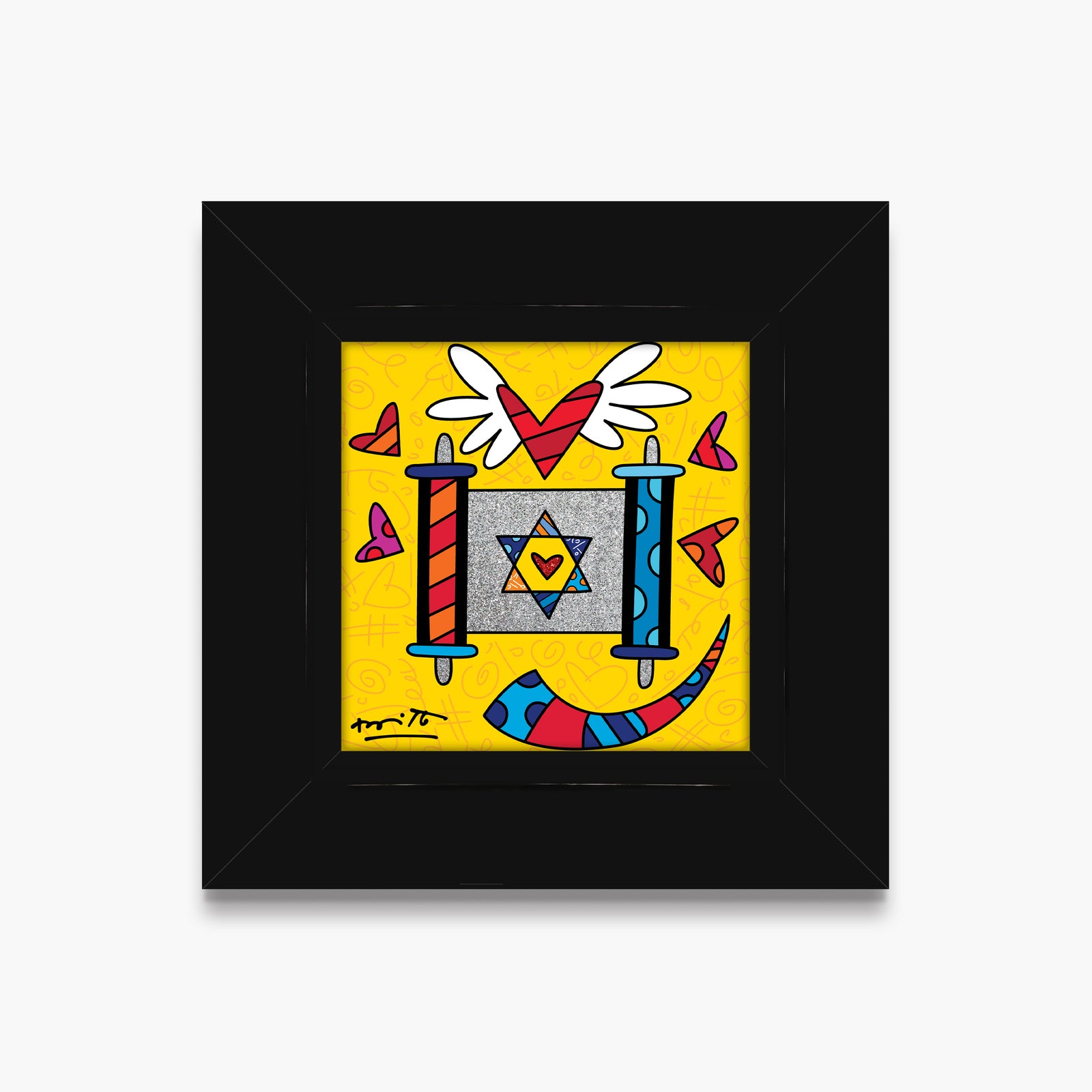 mazel tov torah limited edition artistic colorful design collectible