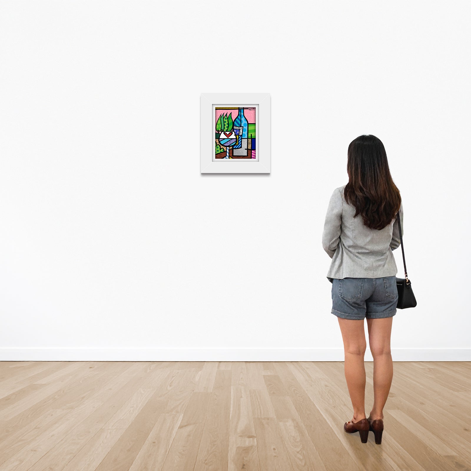 modern pop art to happiness limited edition print vibrant home decor