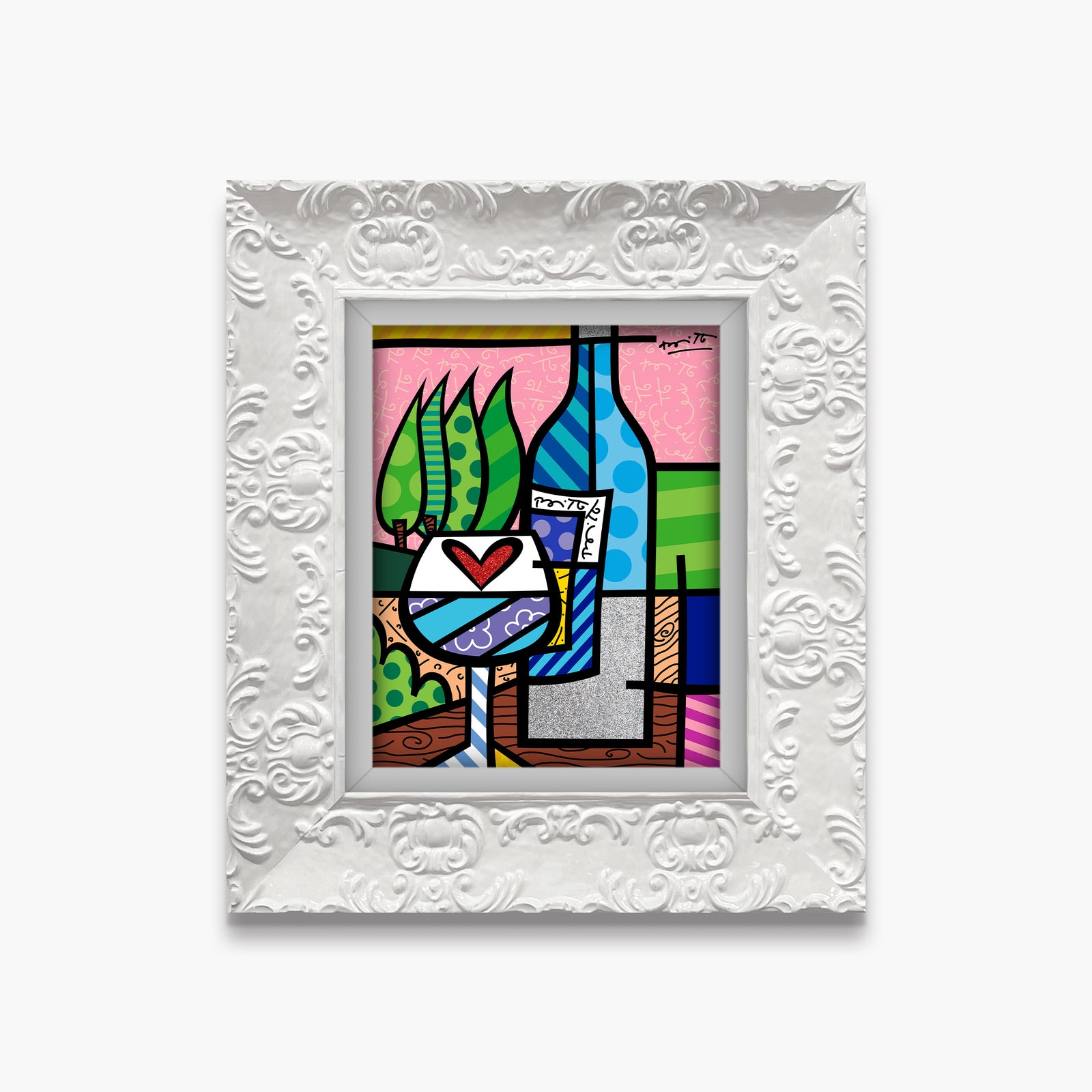 to happiness limited edition print artistic colorful design collectible