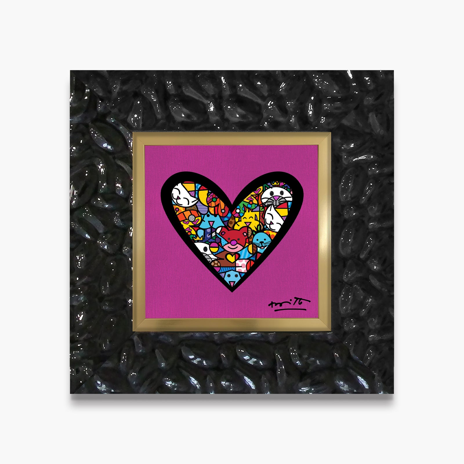 I Love Animals (Metallic Magenta) - Limited Edition Print