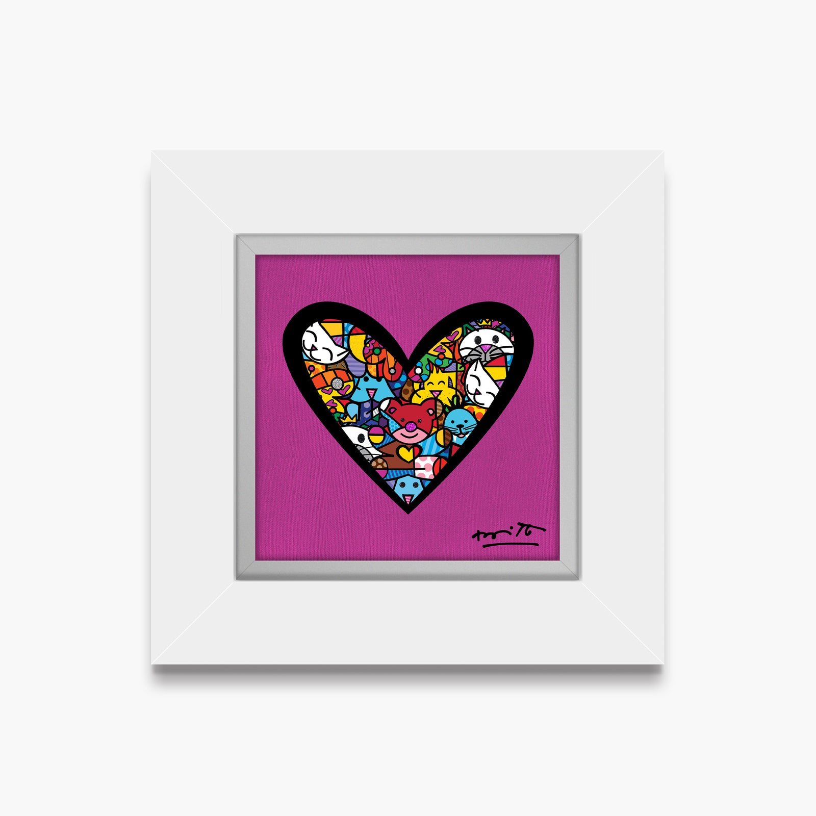 I Love Animals (Metallic Magenta) - Limited Edition Print