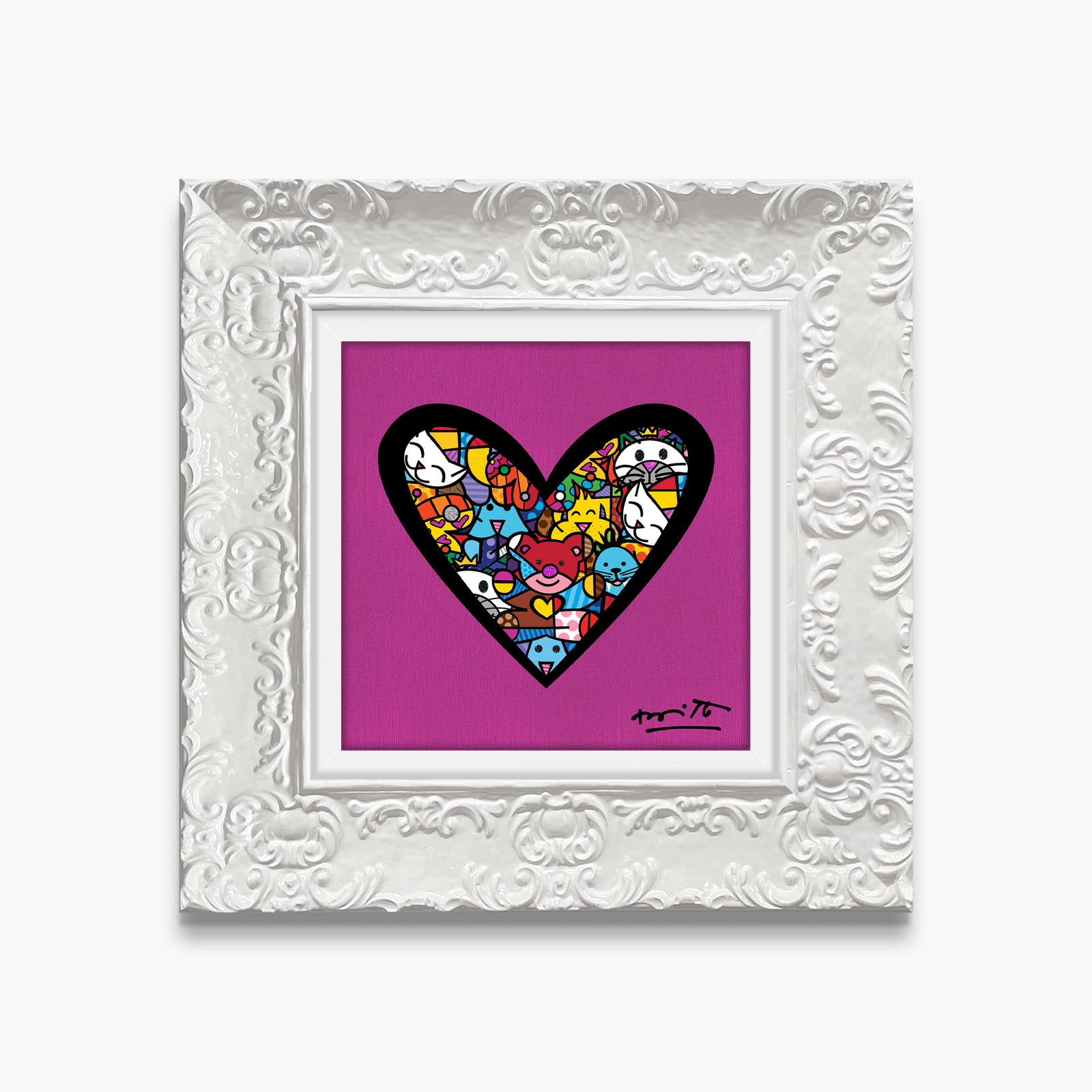 I Love Animals (Metallic Magenta) - Limited Edition Print