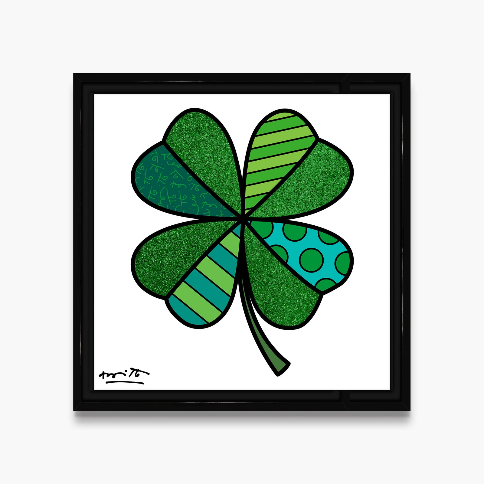 modern pop art lucky me limited edition print vibrant home decor