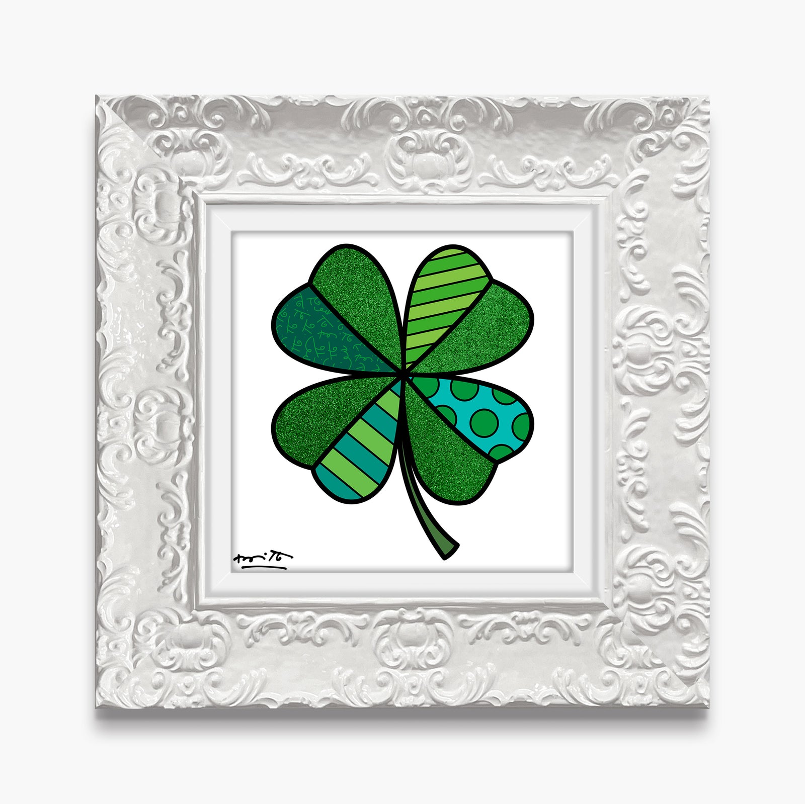 modern pop art lucky me limited edition print vibrant home decor