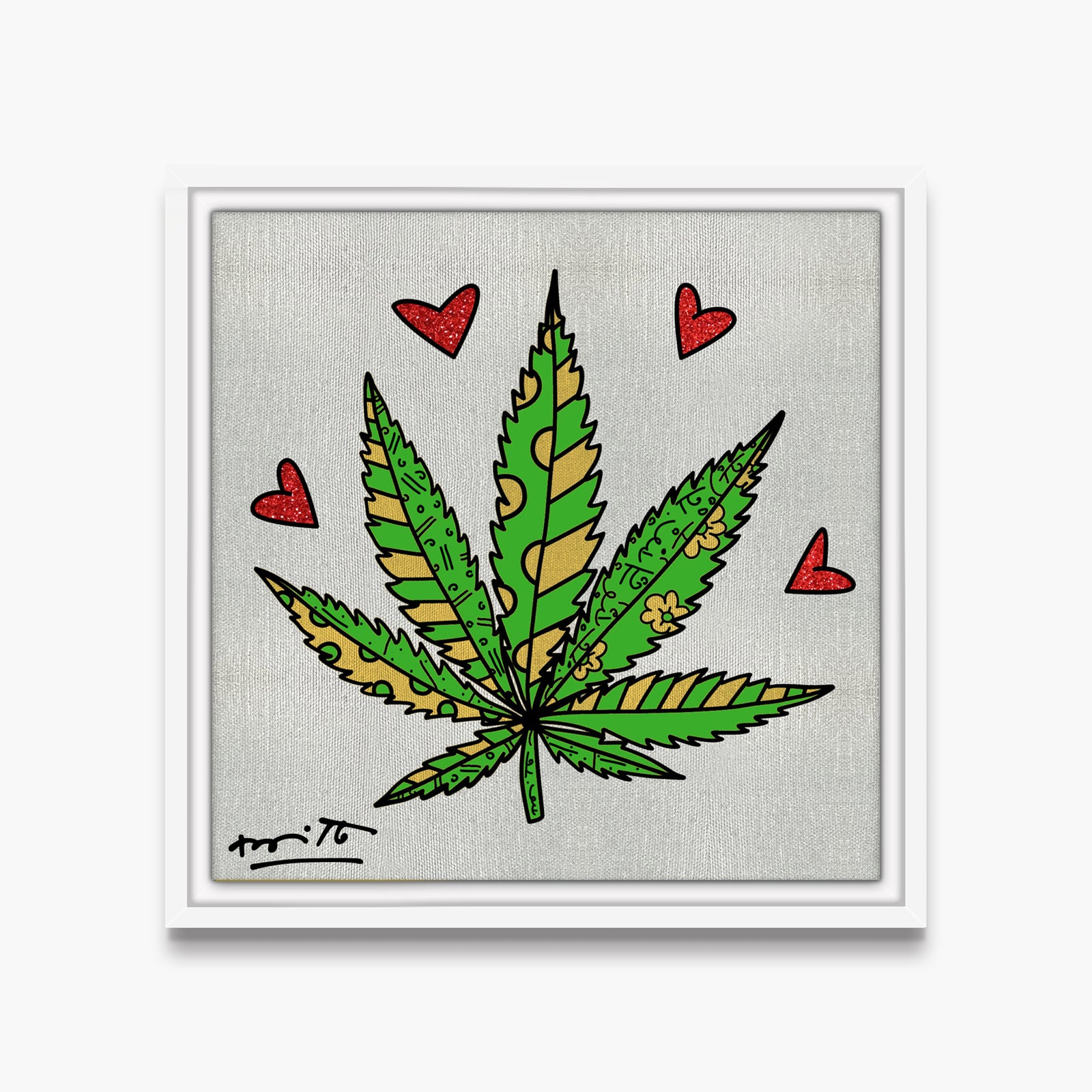 modern pop art medicinal silver limited edition print vibrant home decor