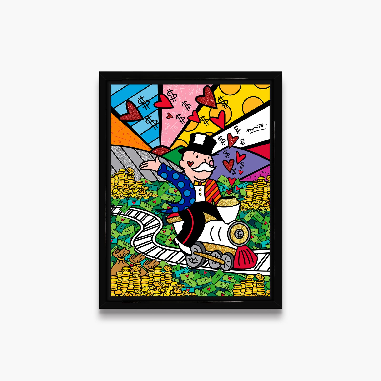 On The Right Track (Monopoly By Britto) - Limited Edition Print
