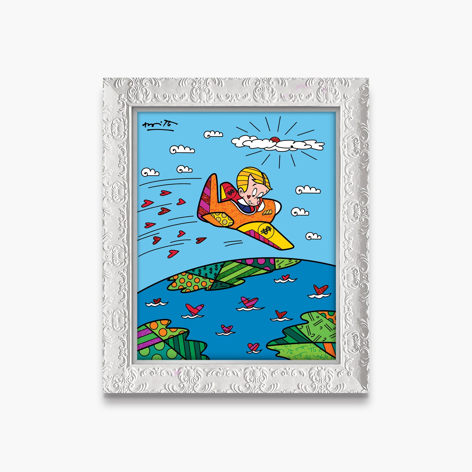 at the top richie rich colorful decorative collectible gift idea