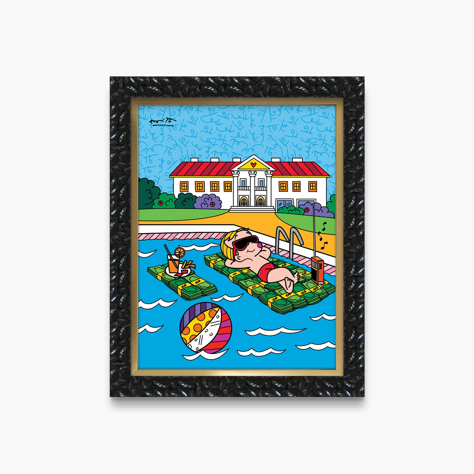 life is good richie rich artistic colorful design collectible