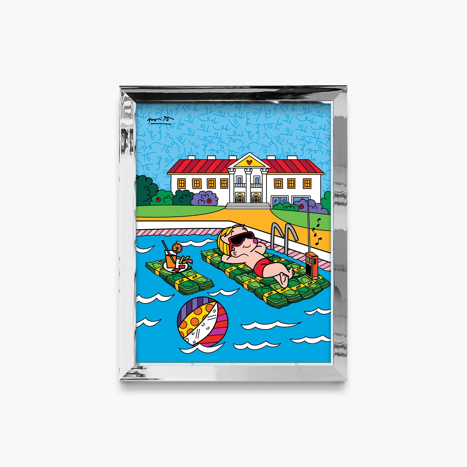 modern pop art life is good richie rich vibrant home decor