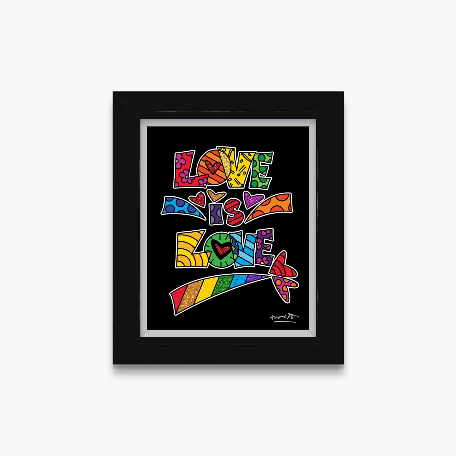 love is love limited edition artistic colorful design collectible
