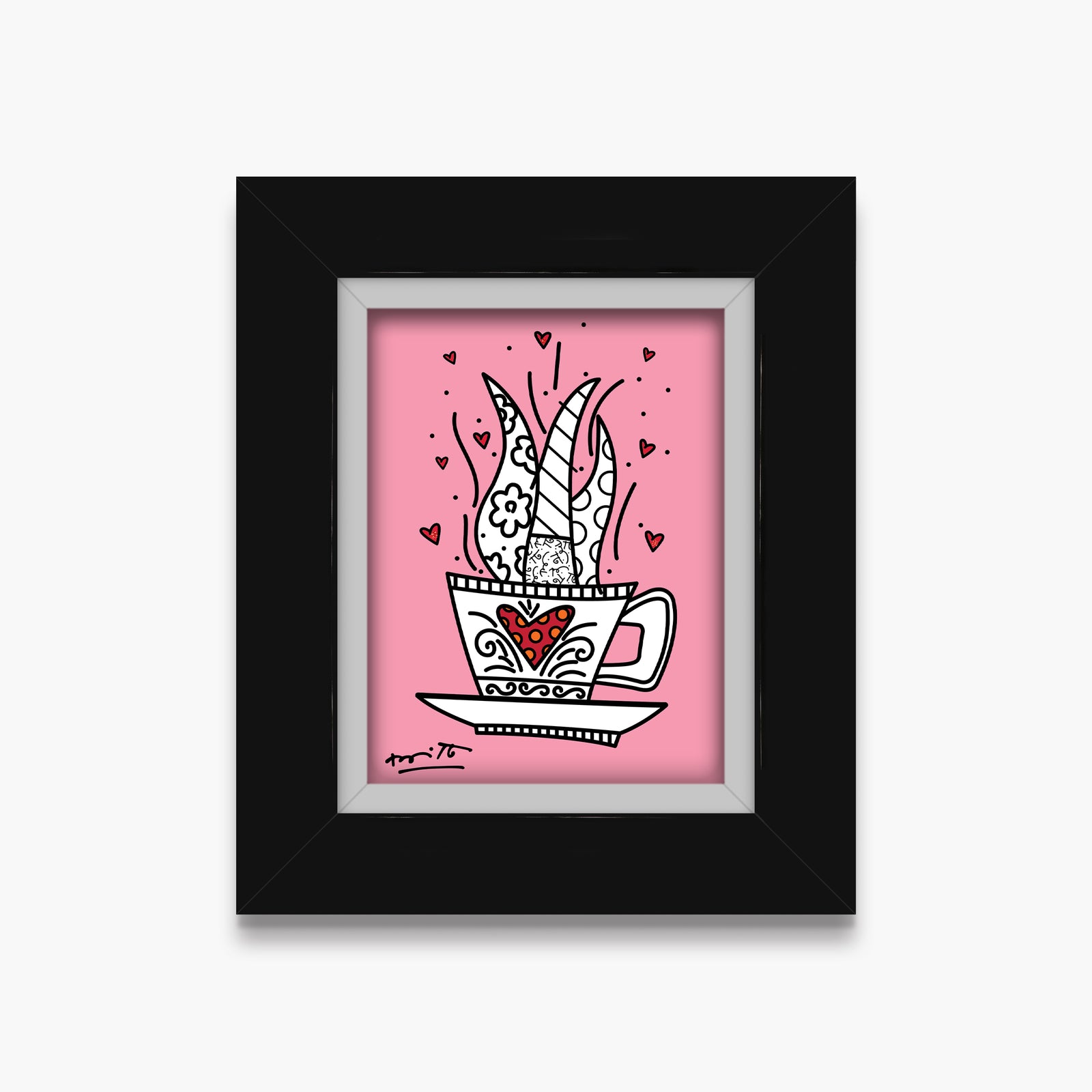 good morning pink limited edition artistic colorful design collectible