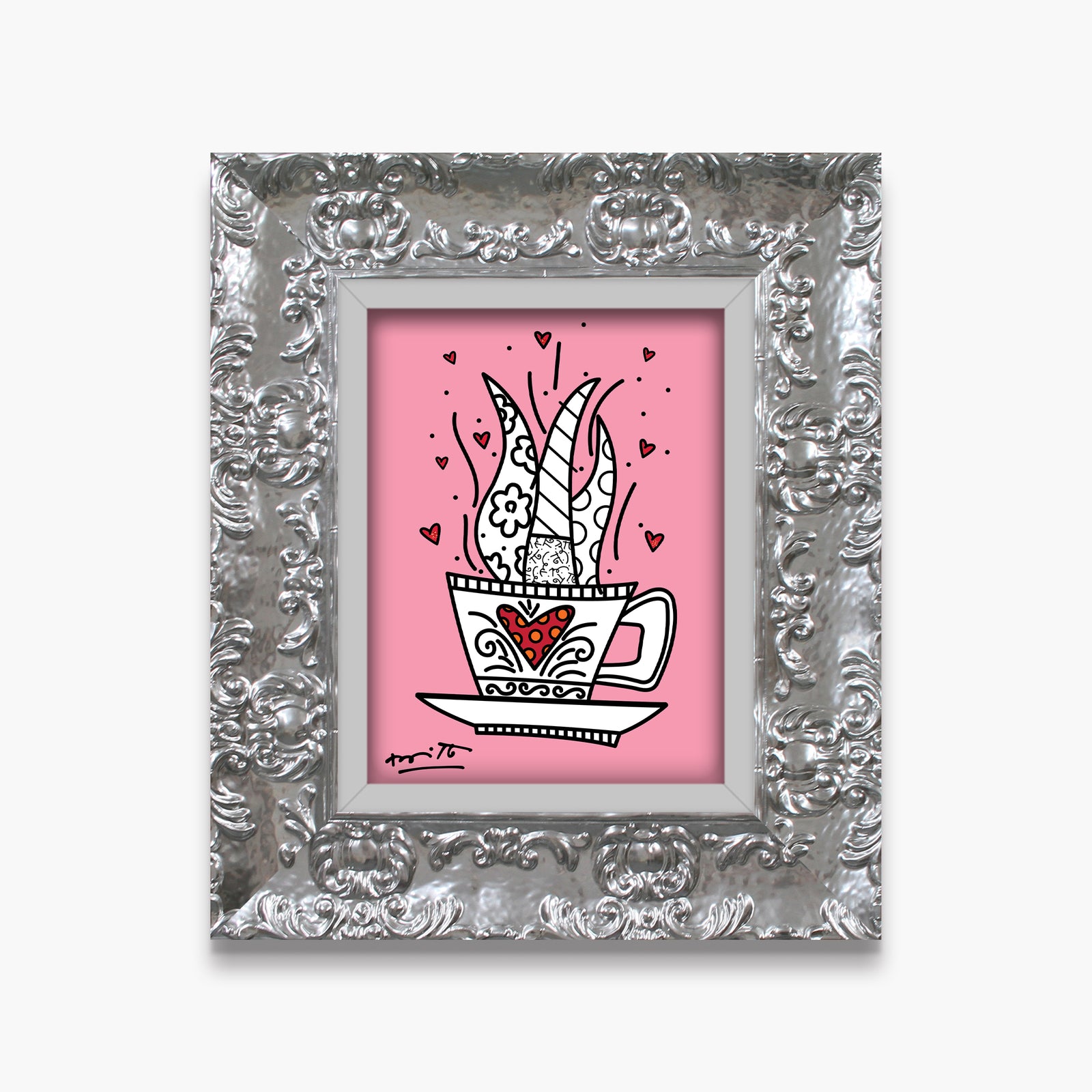 good morning pink limited edition artistic colorful design collectible