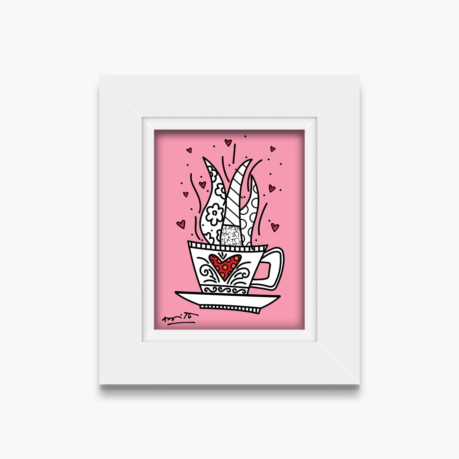 good morning pink limited edition artistic colorful design collectible
