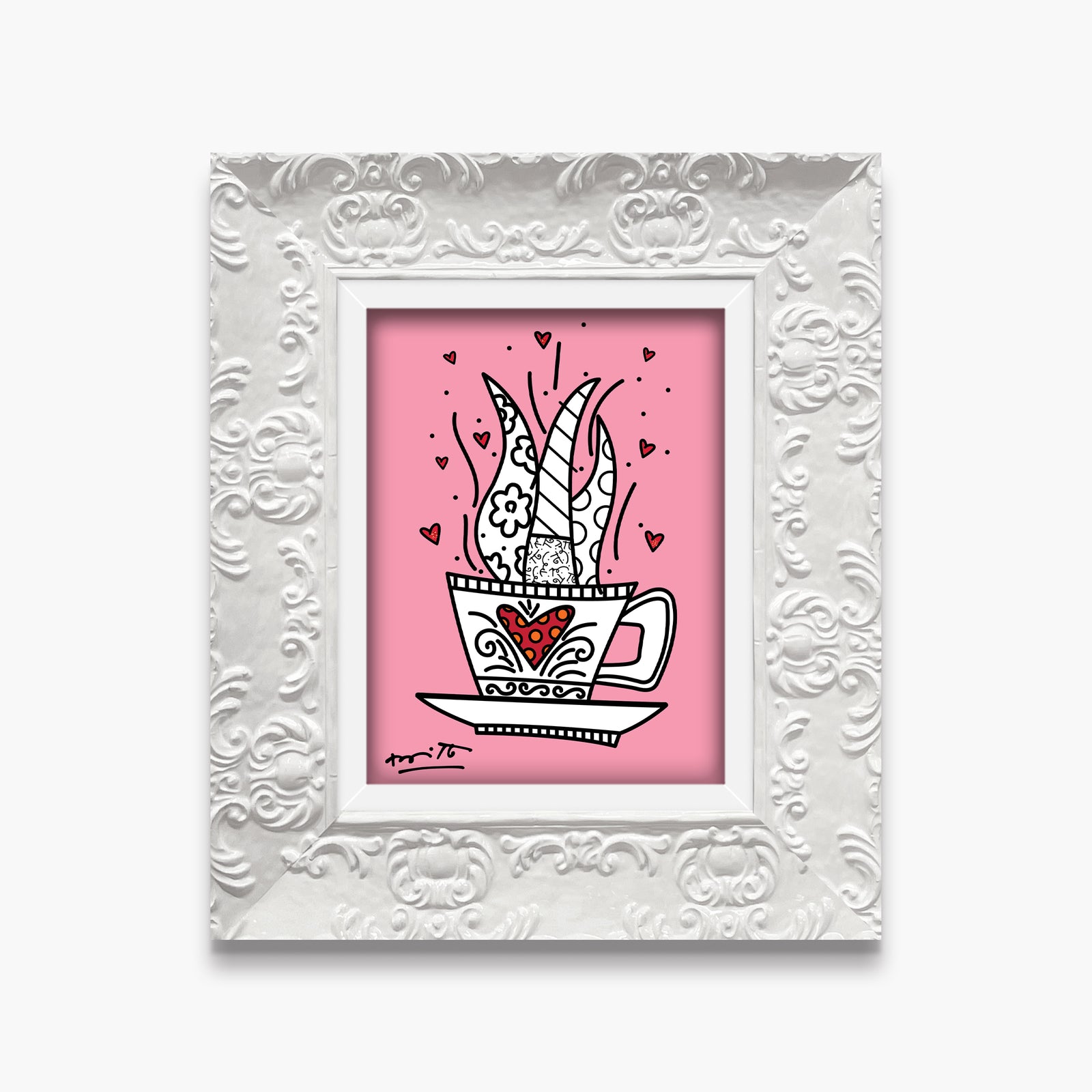 good morning pink limited edition colorful decorative collectible gift idea