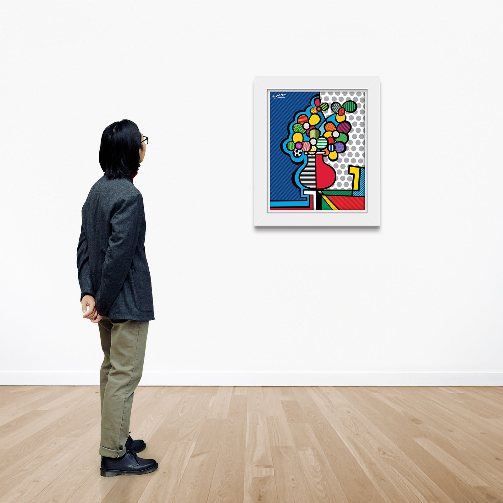 modern pop art american riviera limited edition print vibrant home decor