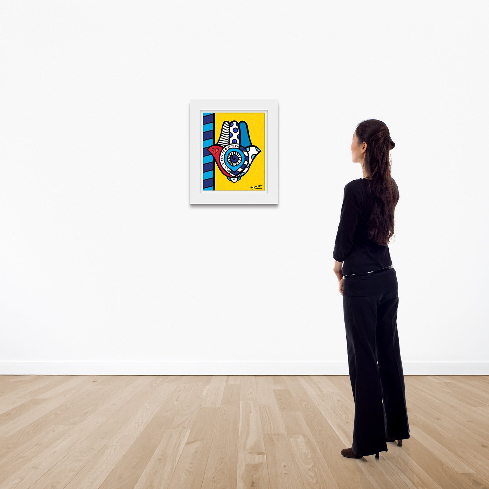 modern pop art good luck limited edition print vibrant home decor