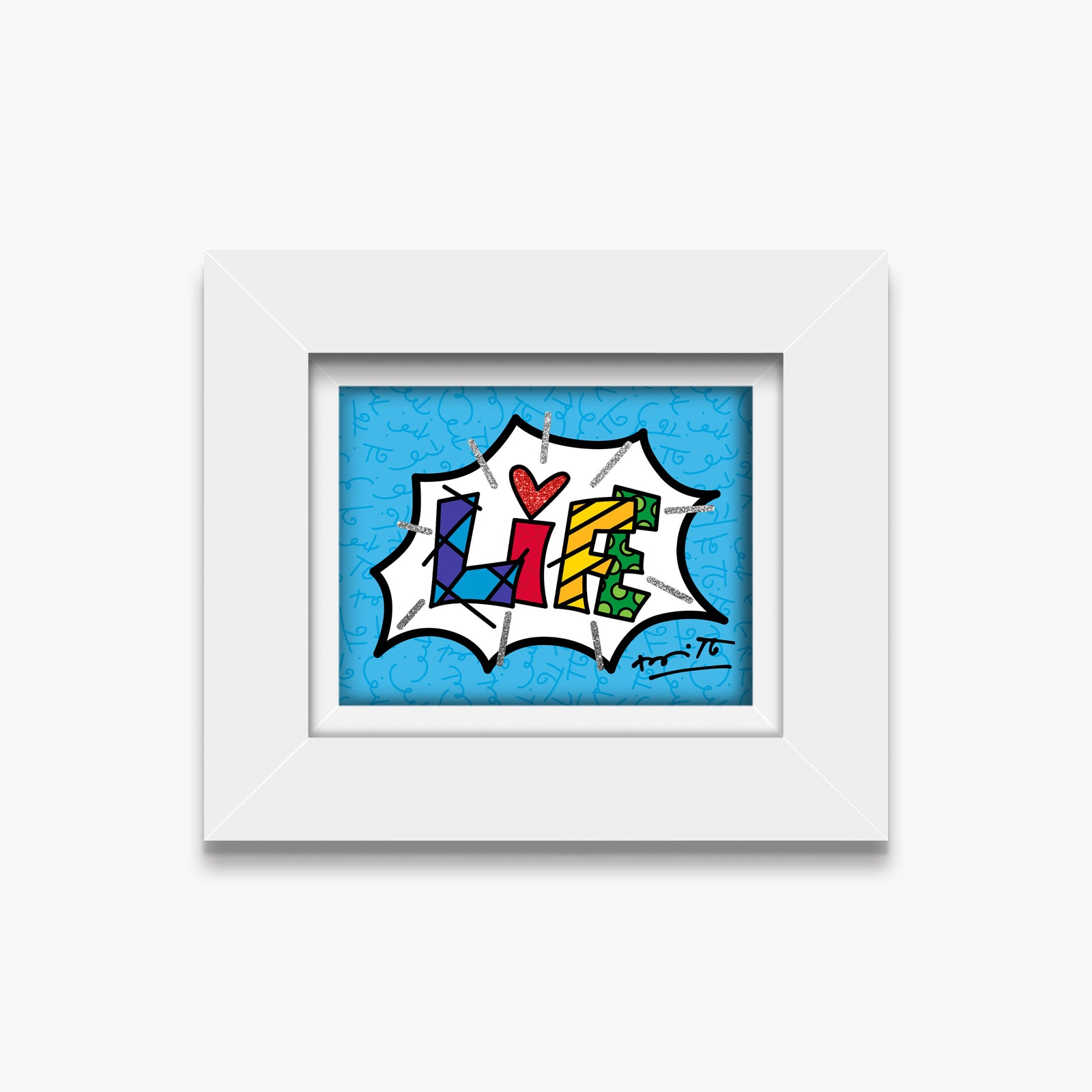 dream life blue word limited colorful decorative collectible gift idea