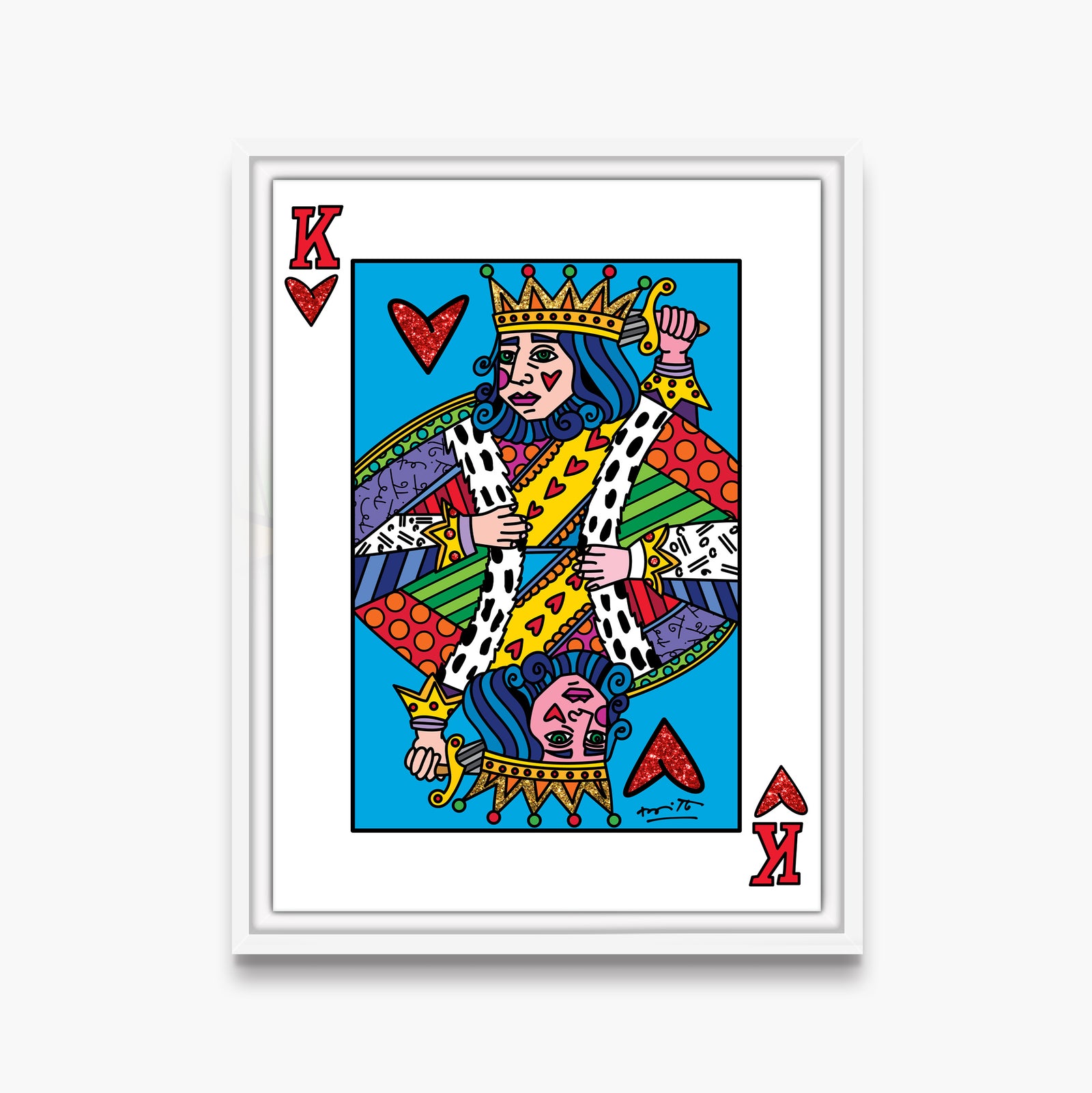 im the king limited edition artistic colorful design collectible