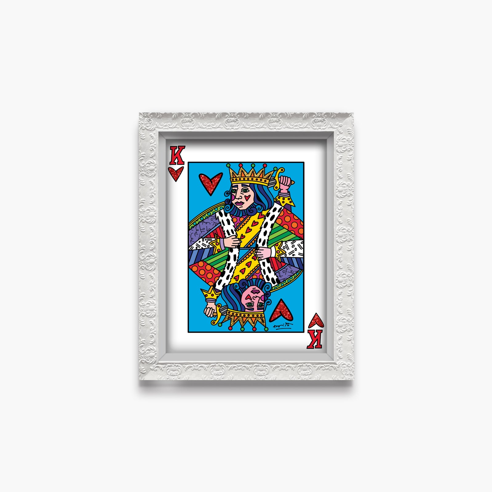 im the king limited edition artistic colorful design collectible