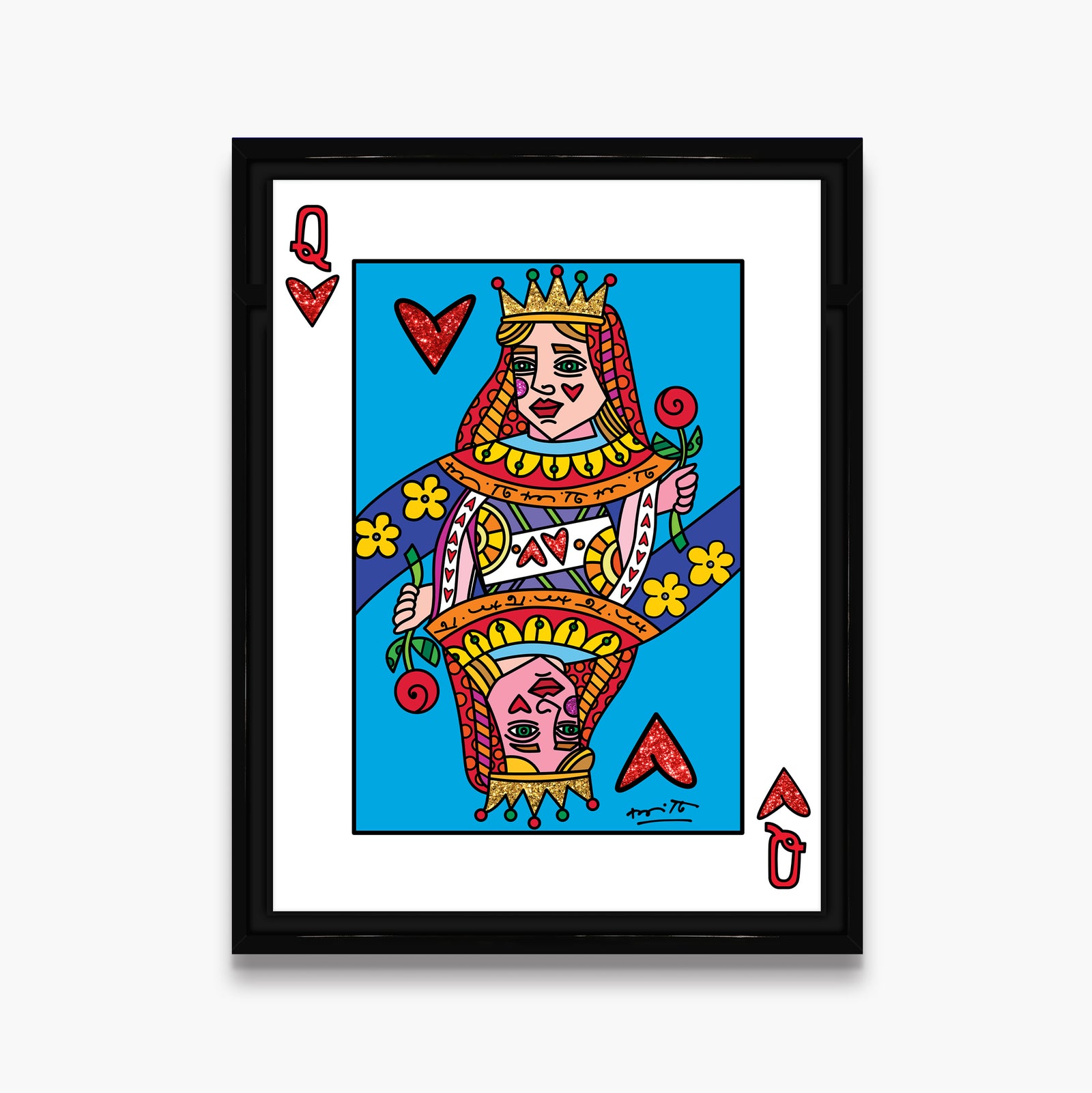 modern pop art im the queen limited edition vibrant home decor