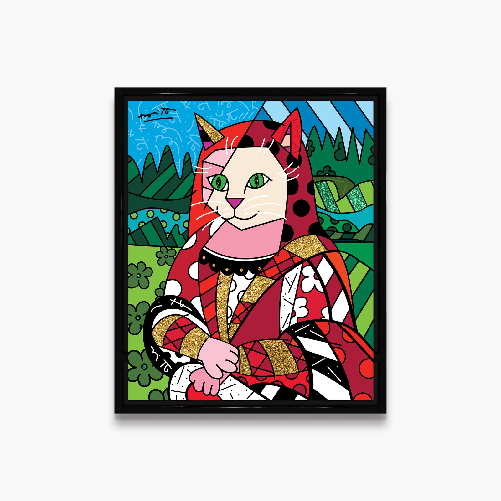 The Cat In Red - Limited Edition Print