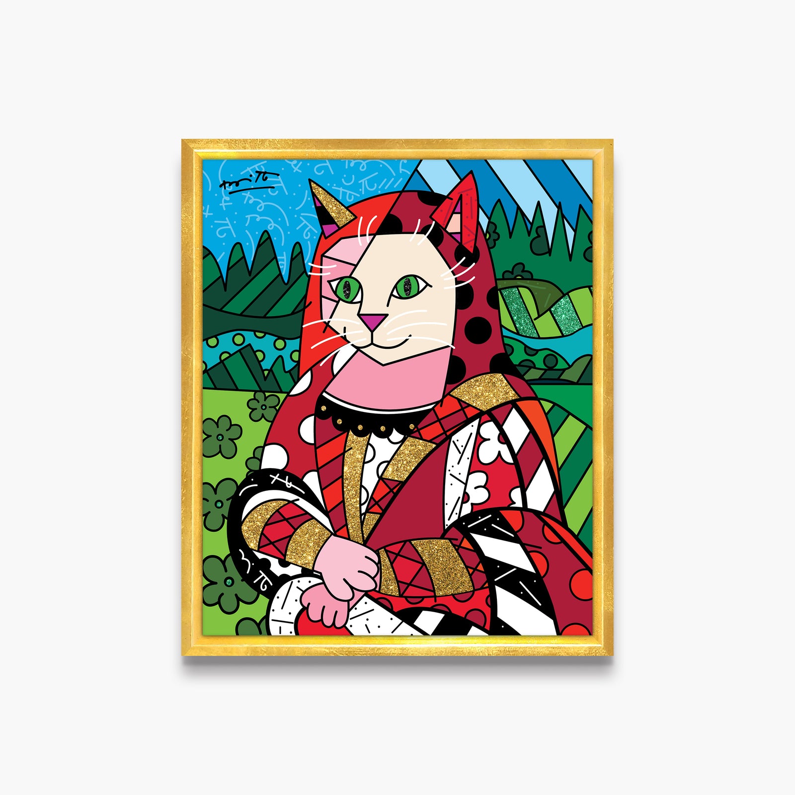 The Cat In Red - Limited Edition Print