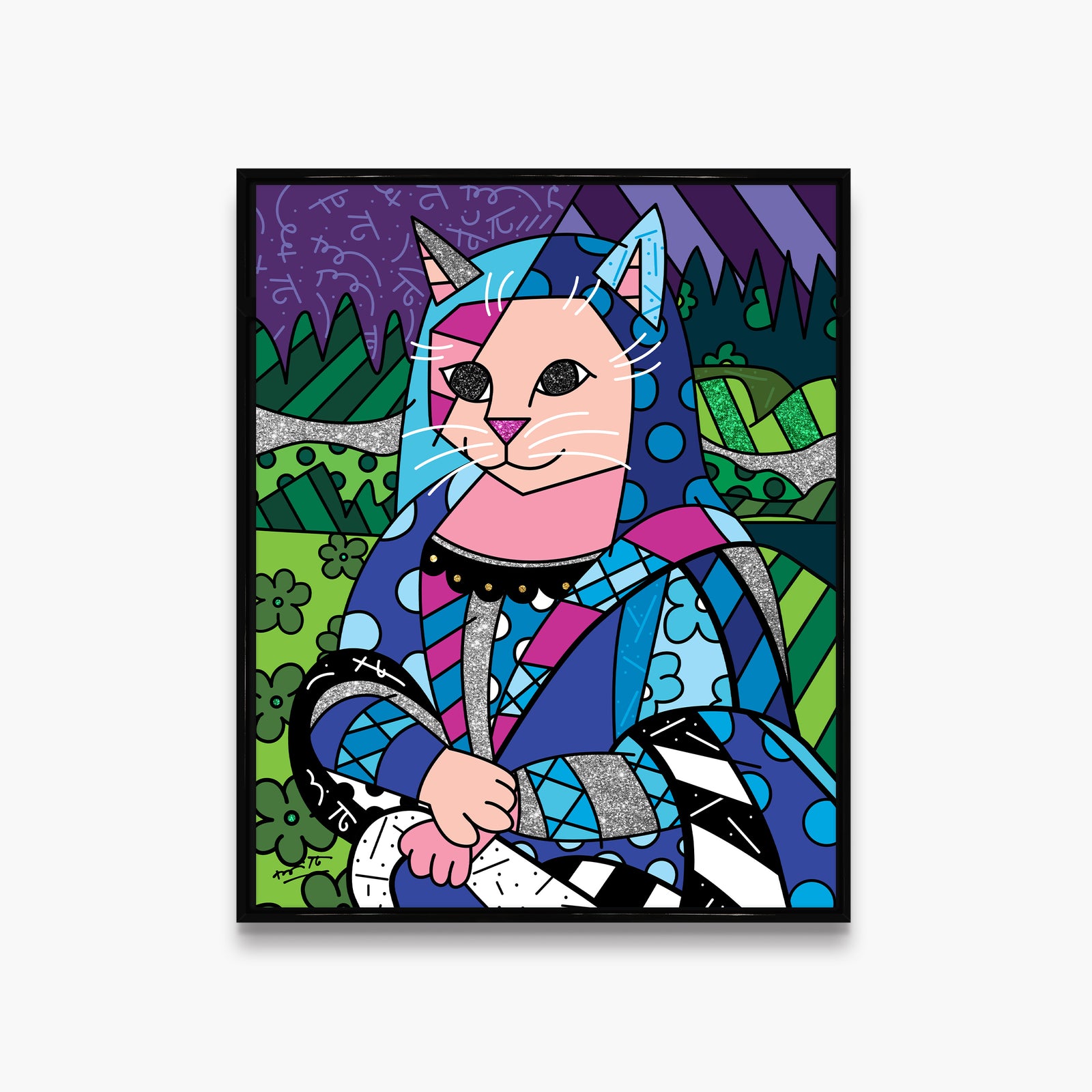 The Cat In Blue - Limited Edition Print