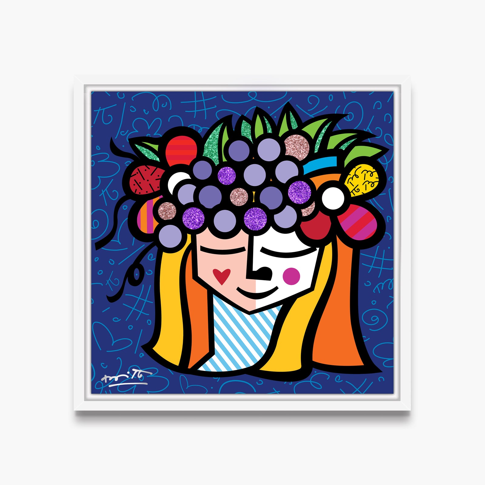 modern pop art pomona limited edition print vibrant home decor