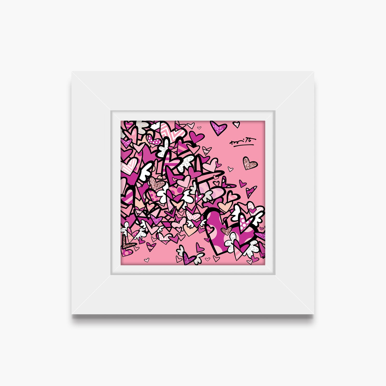 Romero Britto rhythm i limited edition print contemporary pop art piece