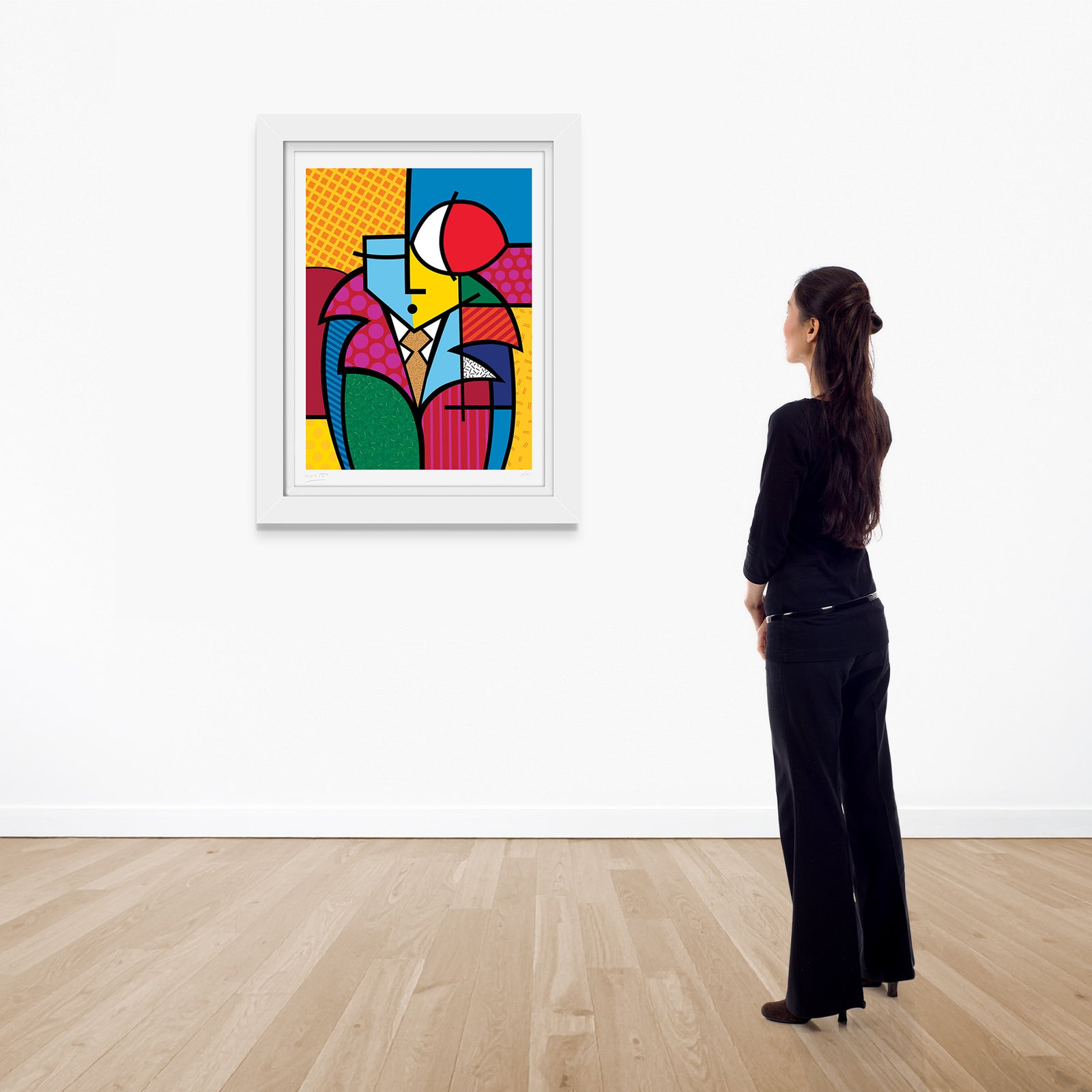 modern pop art rick limited edition print vibrant home decor