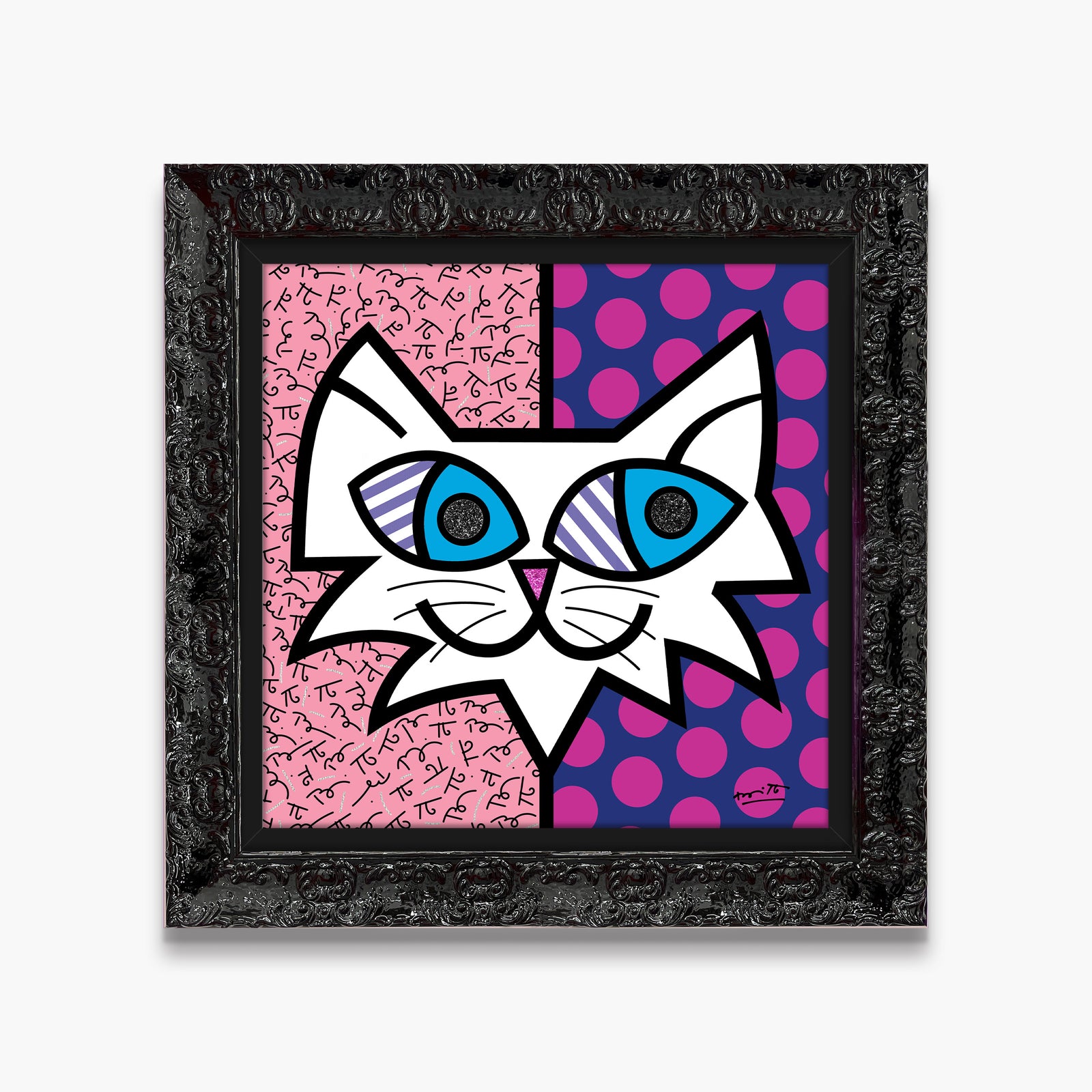 Romero Britto squeaki limited edition print contemporary pop art piece