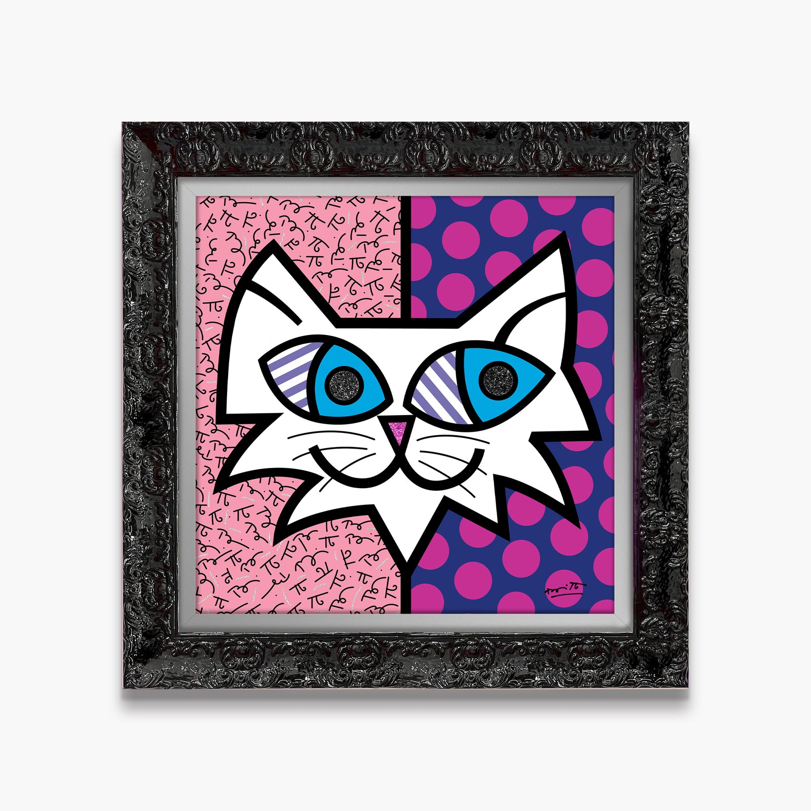 Romero Britto squeaki limited edition print colorful pop art design