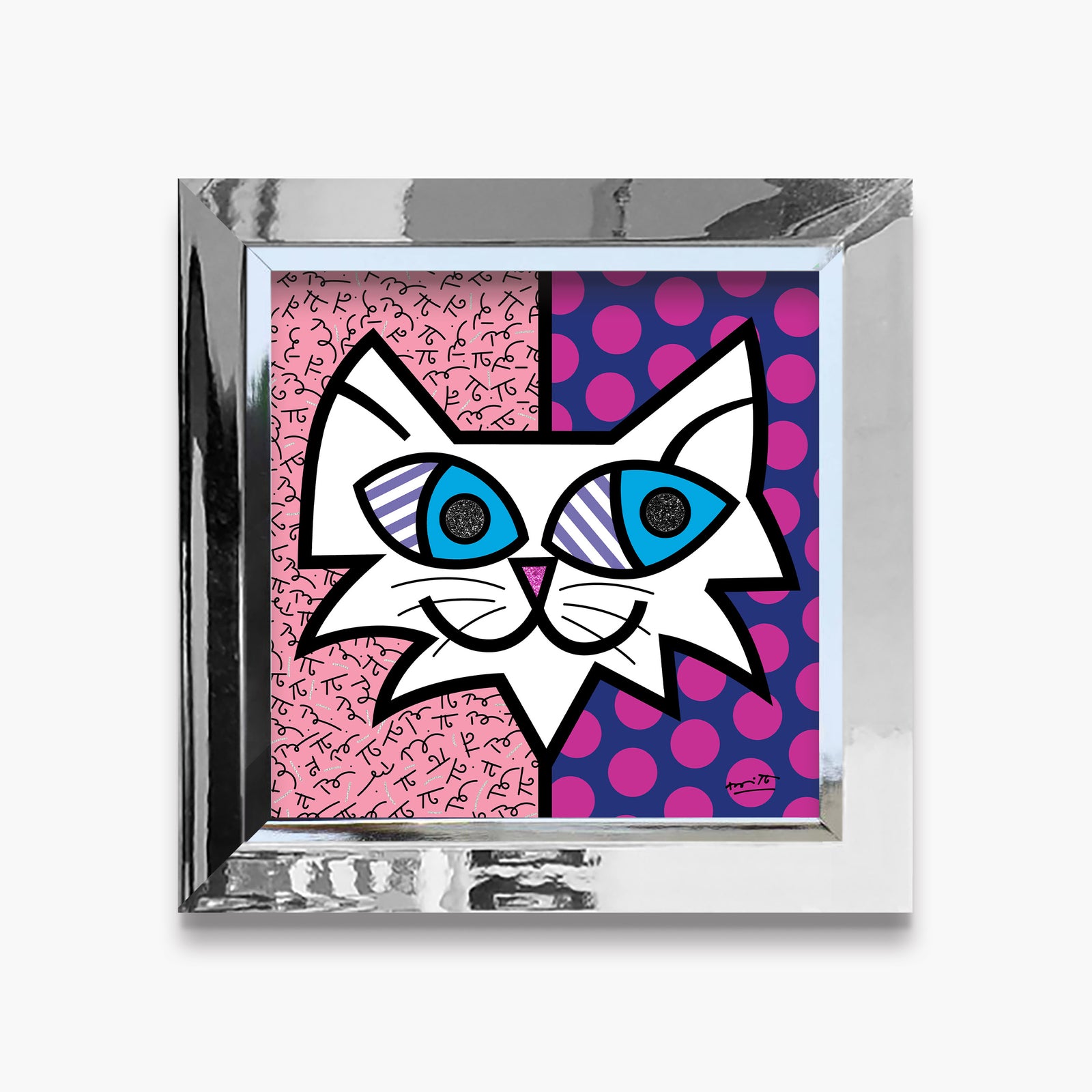 modern pop art squeaki limited edition print vibrant home decor