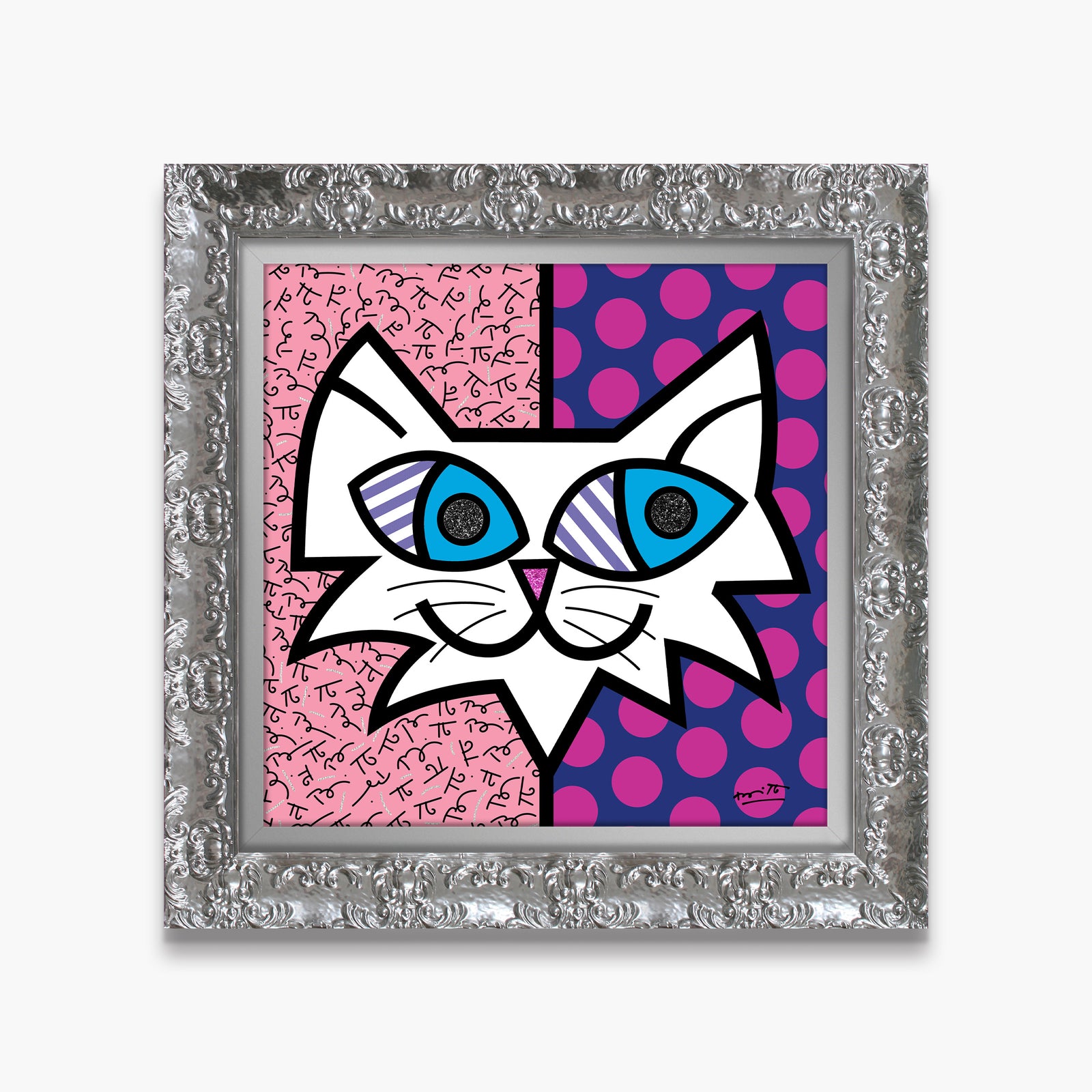 Romero Britto squeaki limited edition print contemporary pop art piece
