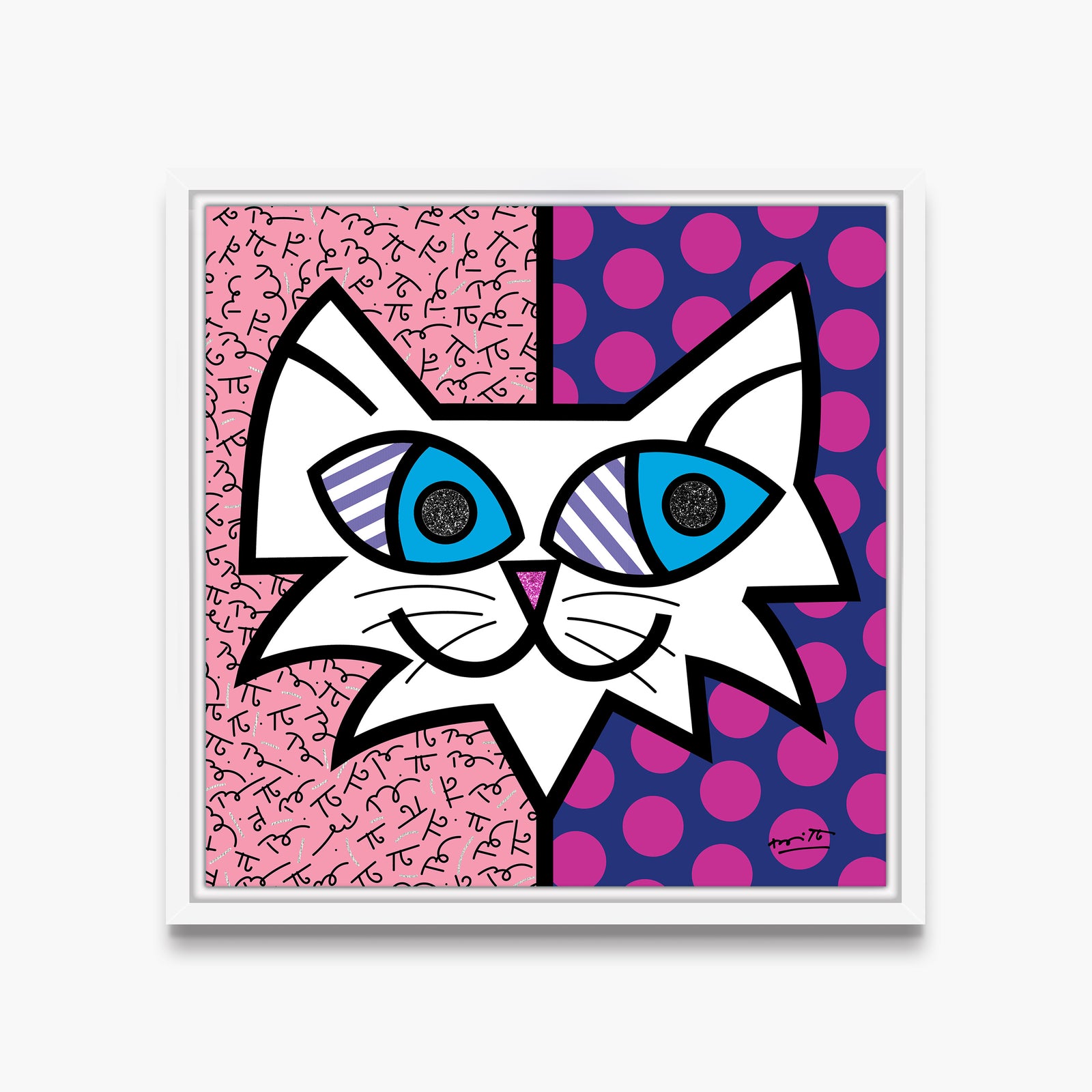 Romero Britto squeaki limited edition print colorful pop art design