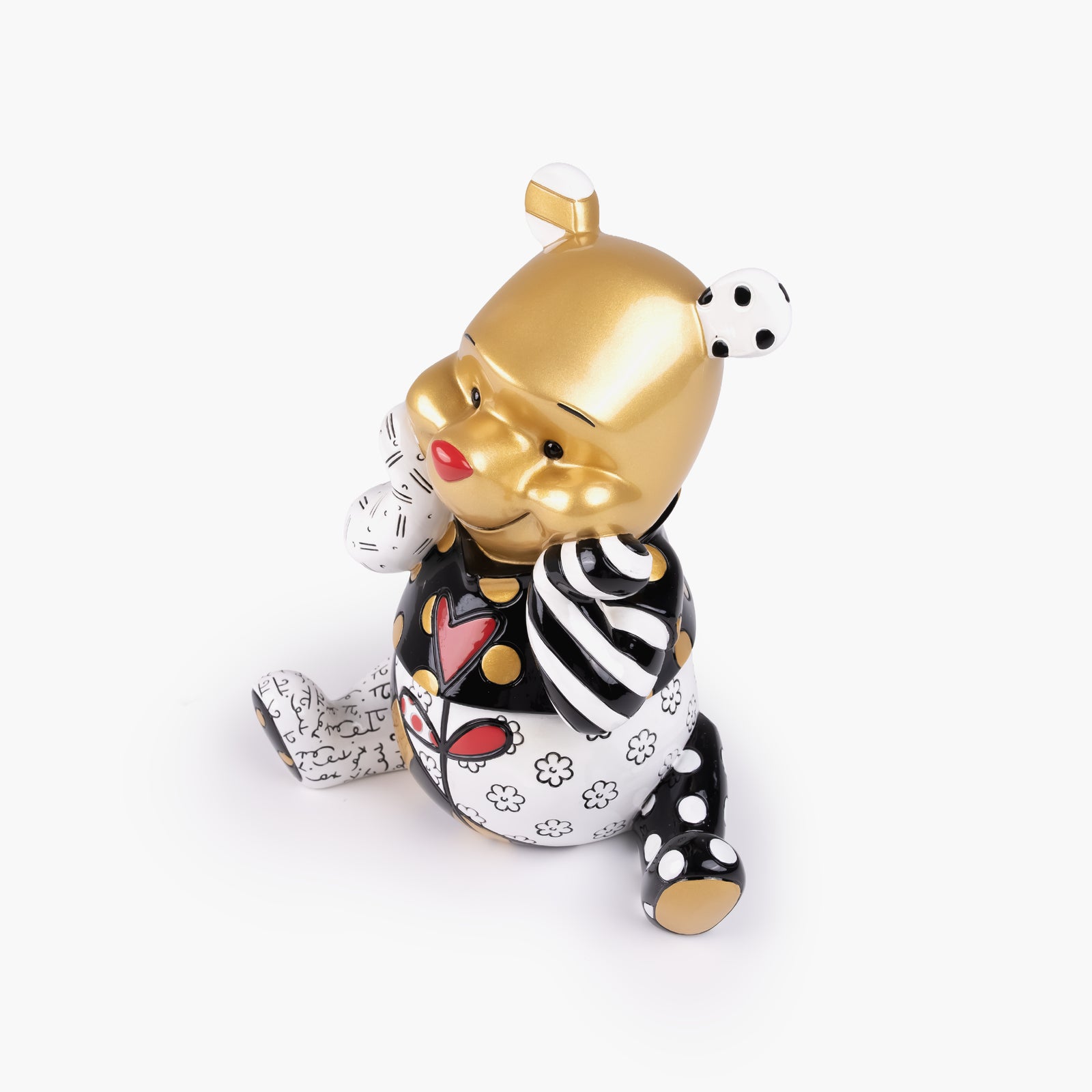 Winnie The Pooh Black & Gold - Disney by Britto Figurine