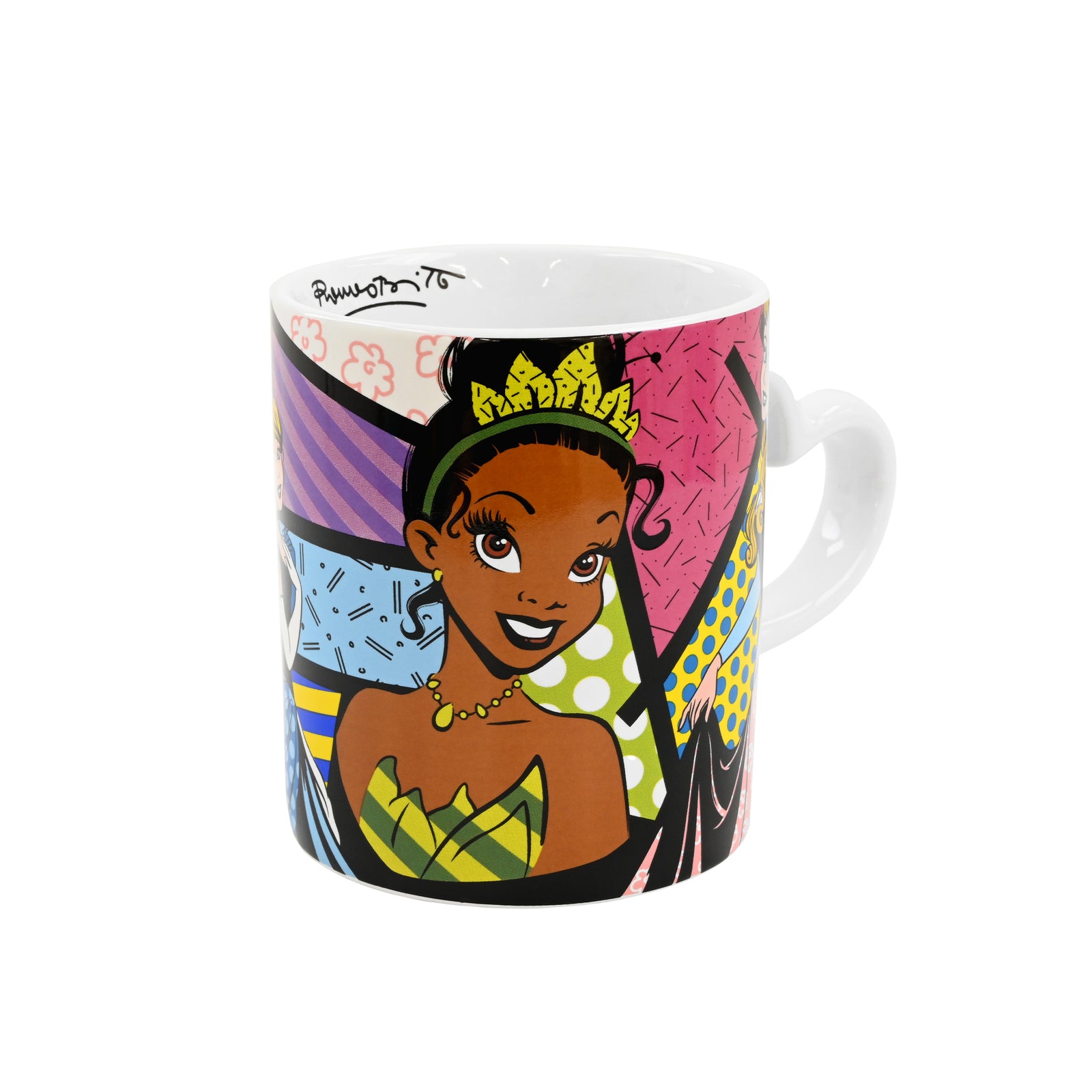 Princess Mug - Ariel, Cinderella, Tiana, Aurora - Disney By Britto