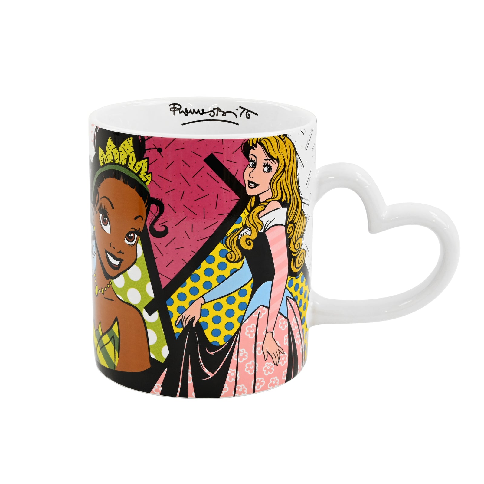 Princess Mug - Ariel, Cinderella, Tiana, Aurora - Disney By Britto