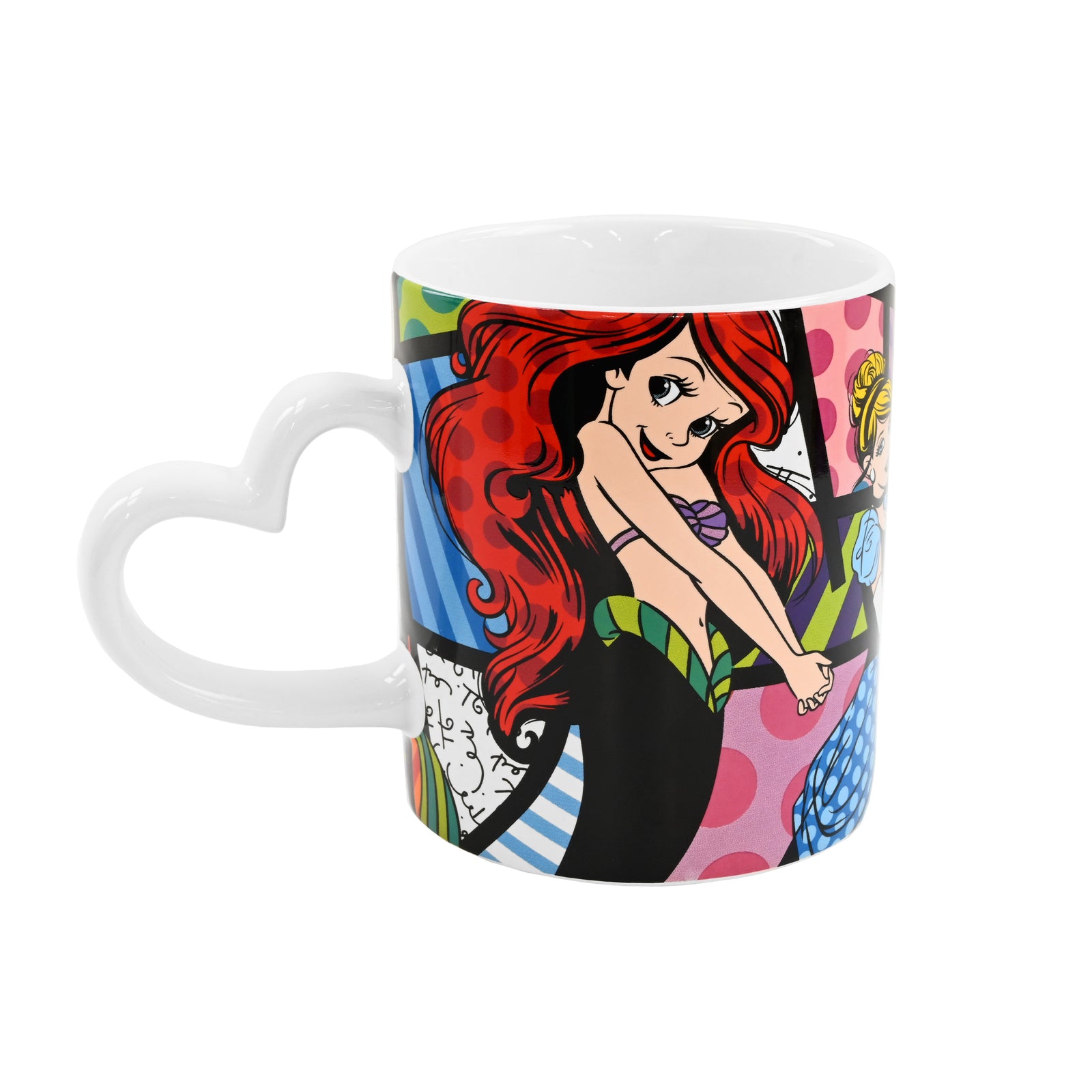 Princess Mug - Ariel, Cinderella, Tiana, Aurora - Disney By Britto